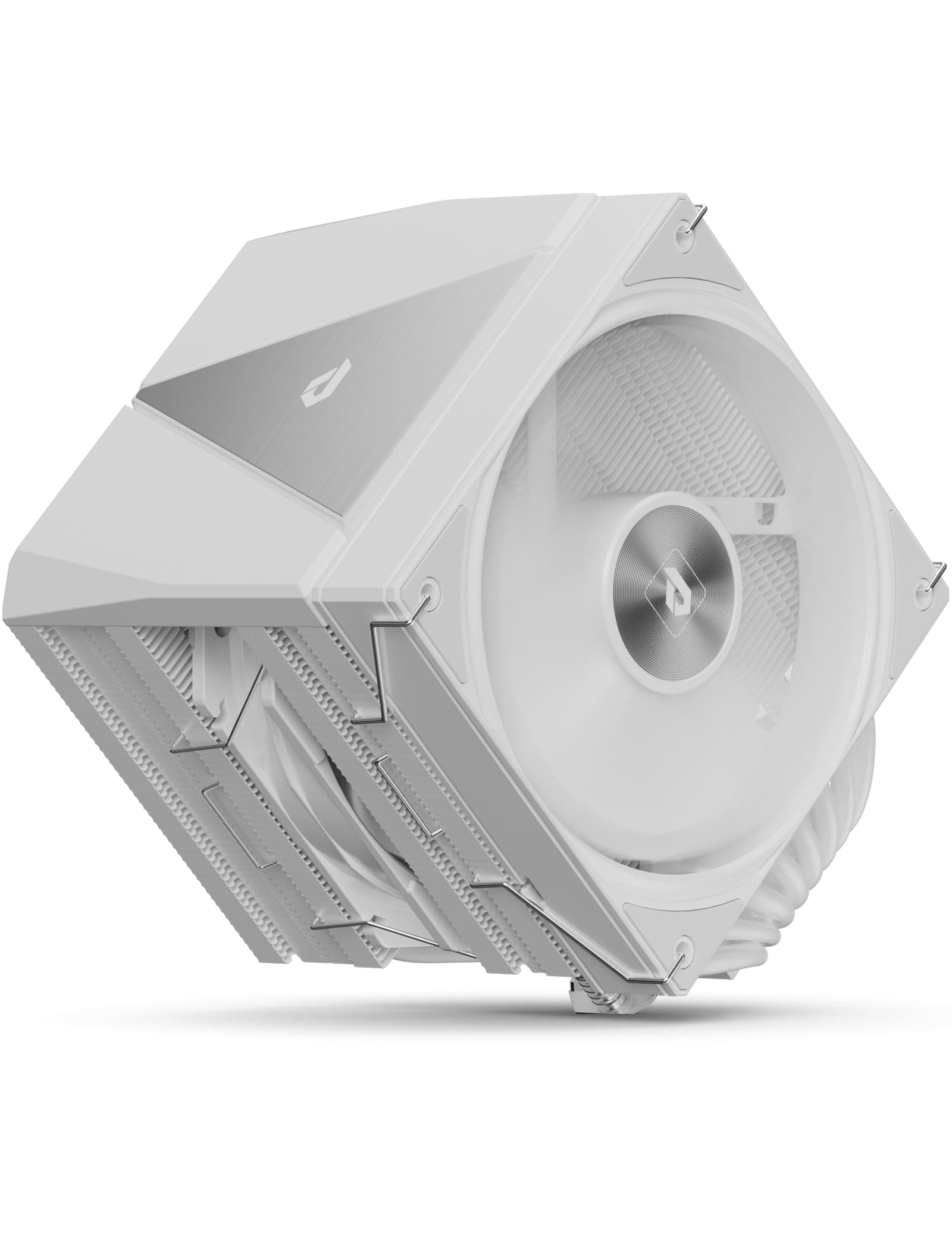 upHere UE2 Elite T8 CPU Kühler 120mm,Dual-Tower mit 8 Heatpipes,TDP 280W,Prozessorlüfter für AM5/AM4/AM3 Intel 1851/1700/115x/1200,Leiser PC Kühler UE2 Elite T8-Weiß