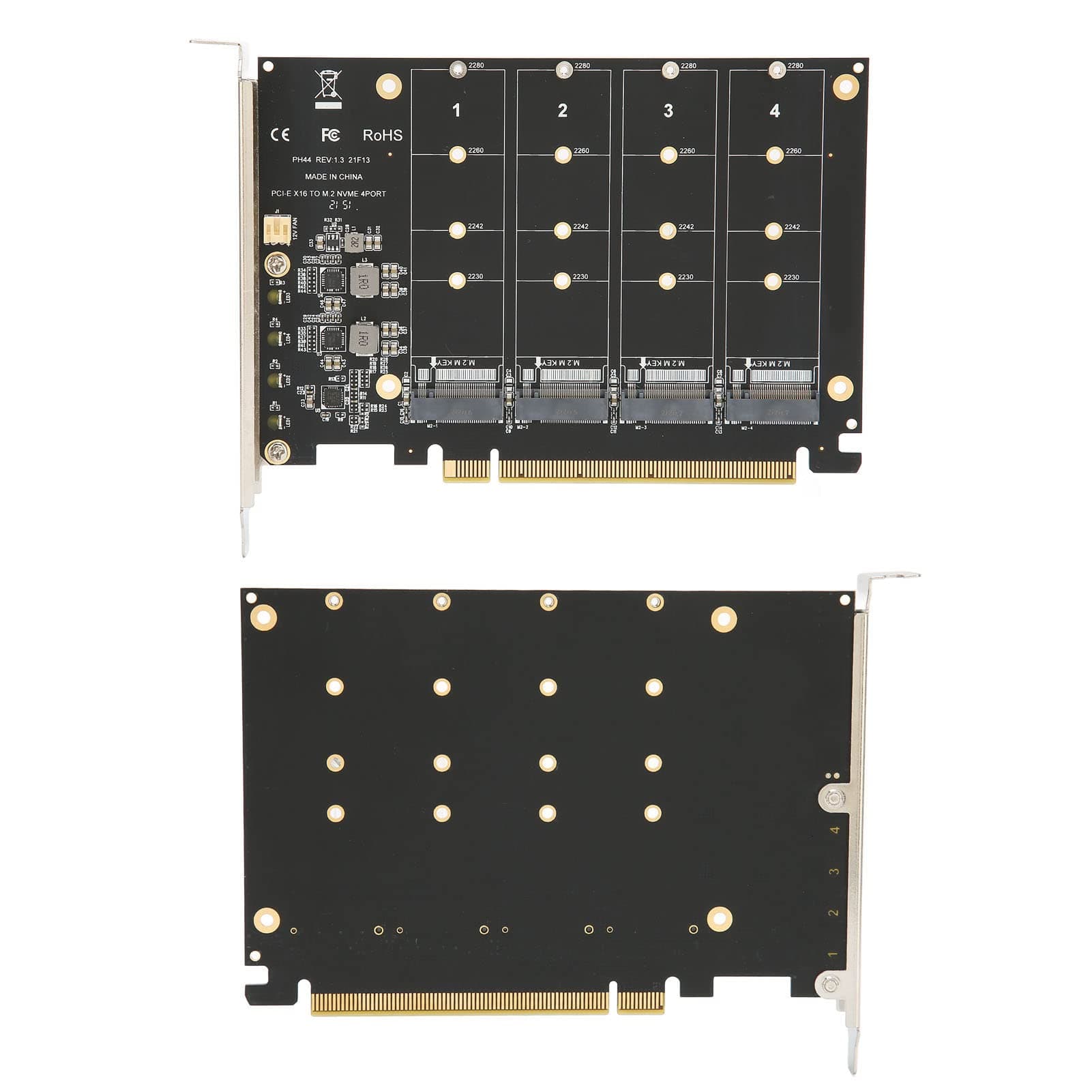 Sxhlseller 4 Bay M.2 NVMe SSD auf PCIe 4.0 Bild 5