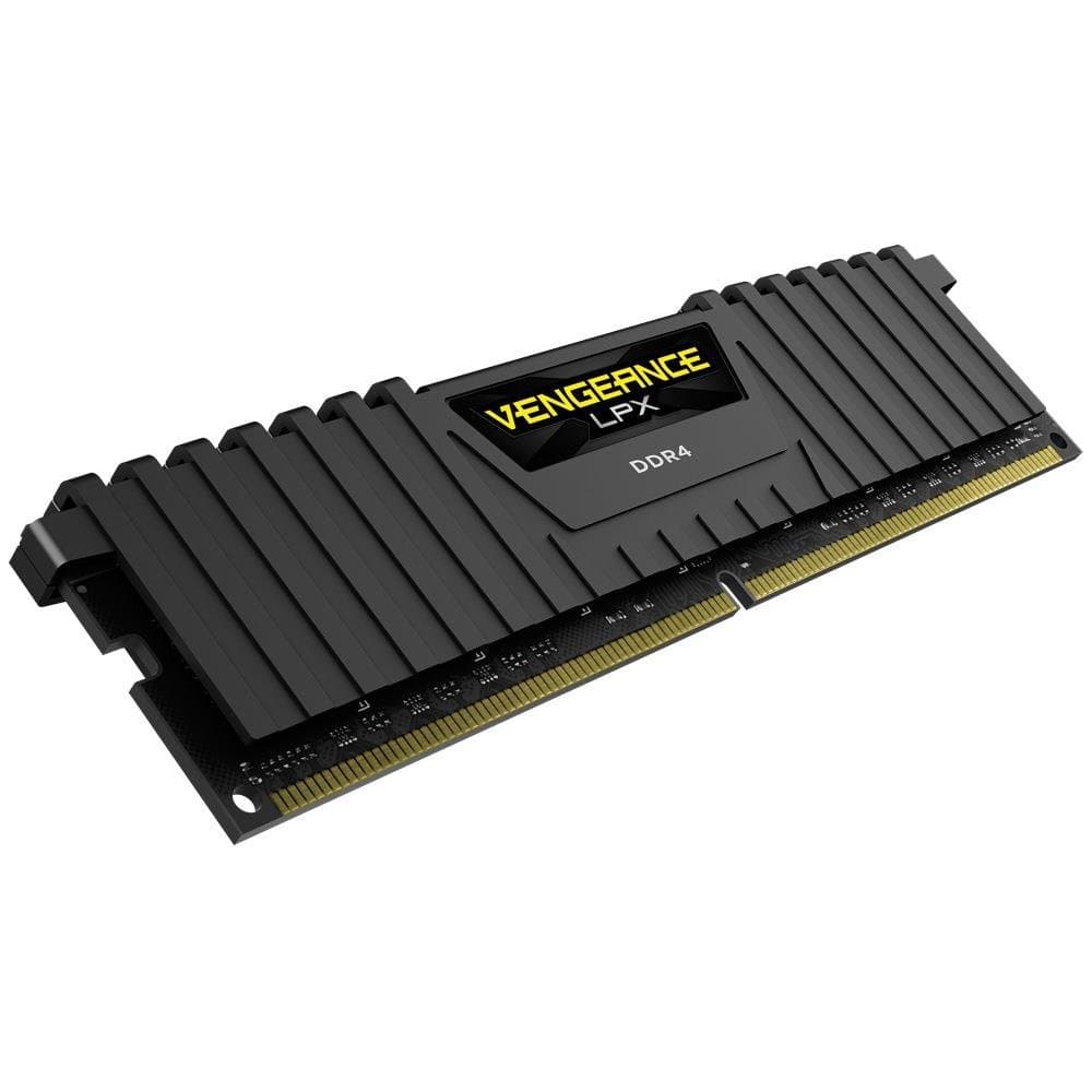 Corsair CMK16GX4M1A2400C14 Vengeance LPX 16GB (1x16GB) DDR4 2400MHz C14 XMP 2.0 High Performance Desktop Arbeitsspeicher, schwarz 2400 MHz 1 x 16 GB Schwarz Bild 5