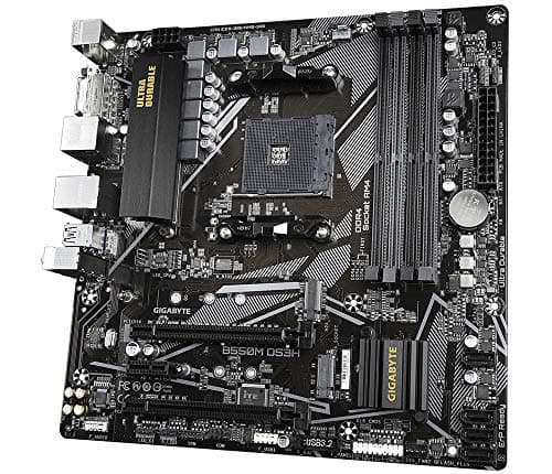 GIGABYTE B550M DS3H Mainboard – AMD Ryzen 5000 CPUs, 5+3 Phasen VRM, bis zu 4733 MHz DDR4, 1xPCIe 4.0 + 1xPCIe 3.0 M.2, 1GbE LAN, USB 3.2 Gen 1 Bild 8