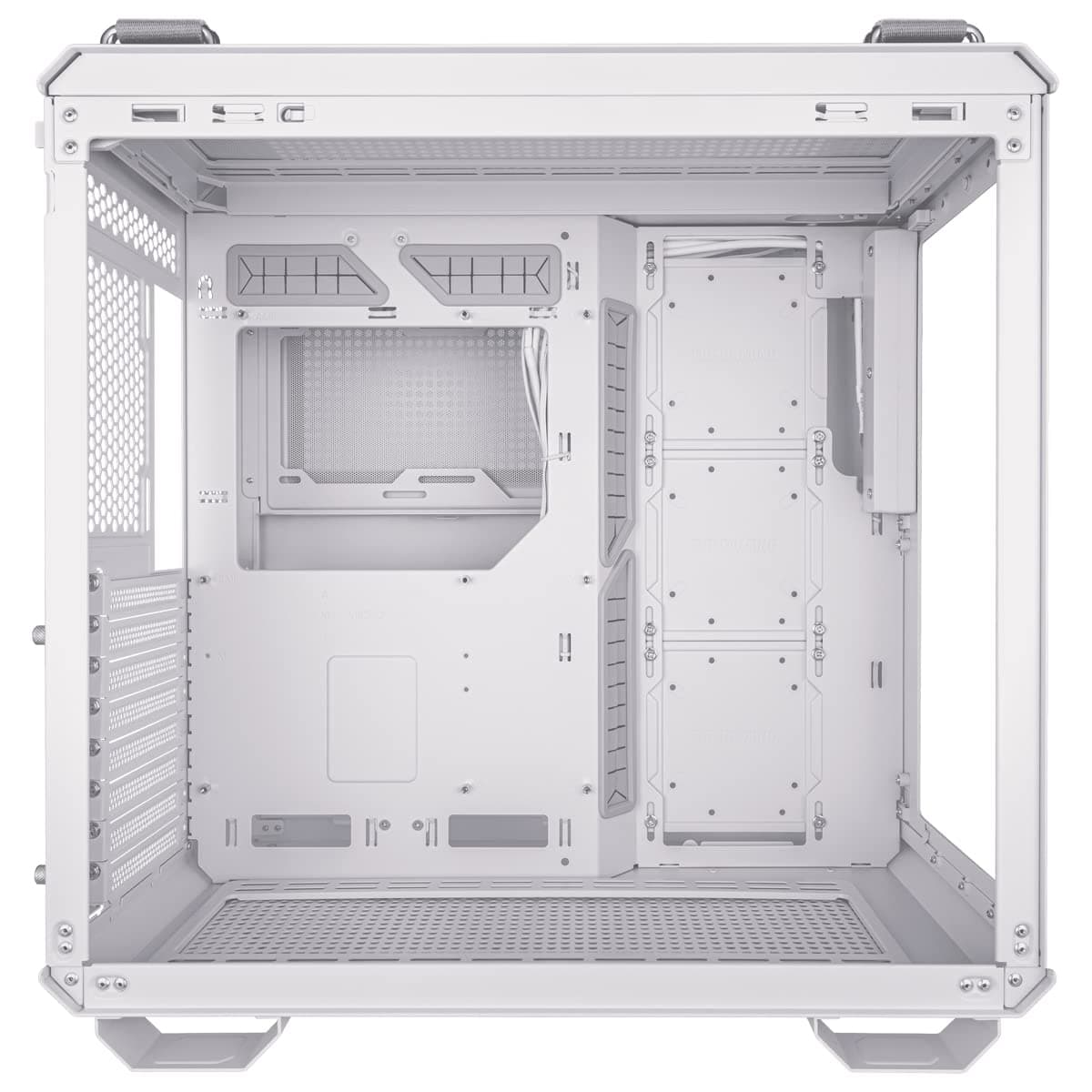 ASUS TUF Gaming GT502 Gehäuse White Edition (gehärtetes Glas, Zweikammer-Gehäuse, Panoramablick, Frontpanel High-Speed USB Typ-C​, werkzeuglose Seitenteile, weiß) Bild 5