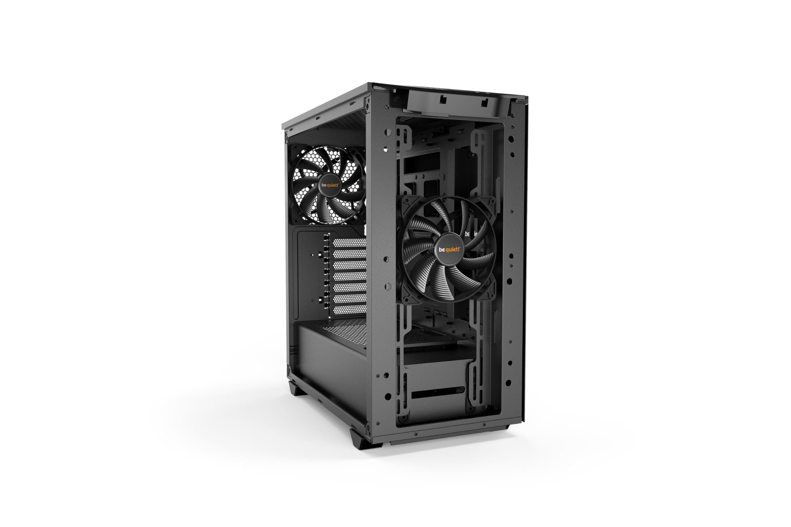 be quiet! Pure Base 500 Black, PC-Gehäuse, 2X Pure Wings 2 140mm Lüfter, Airflow und Silence optimierte Topcover, Radiatoren bis 360mm, BG034 Bild 5