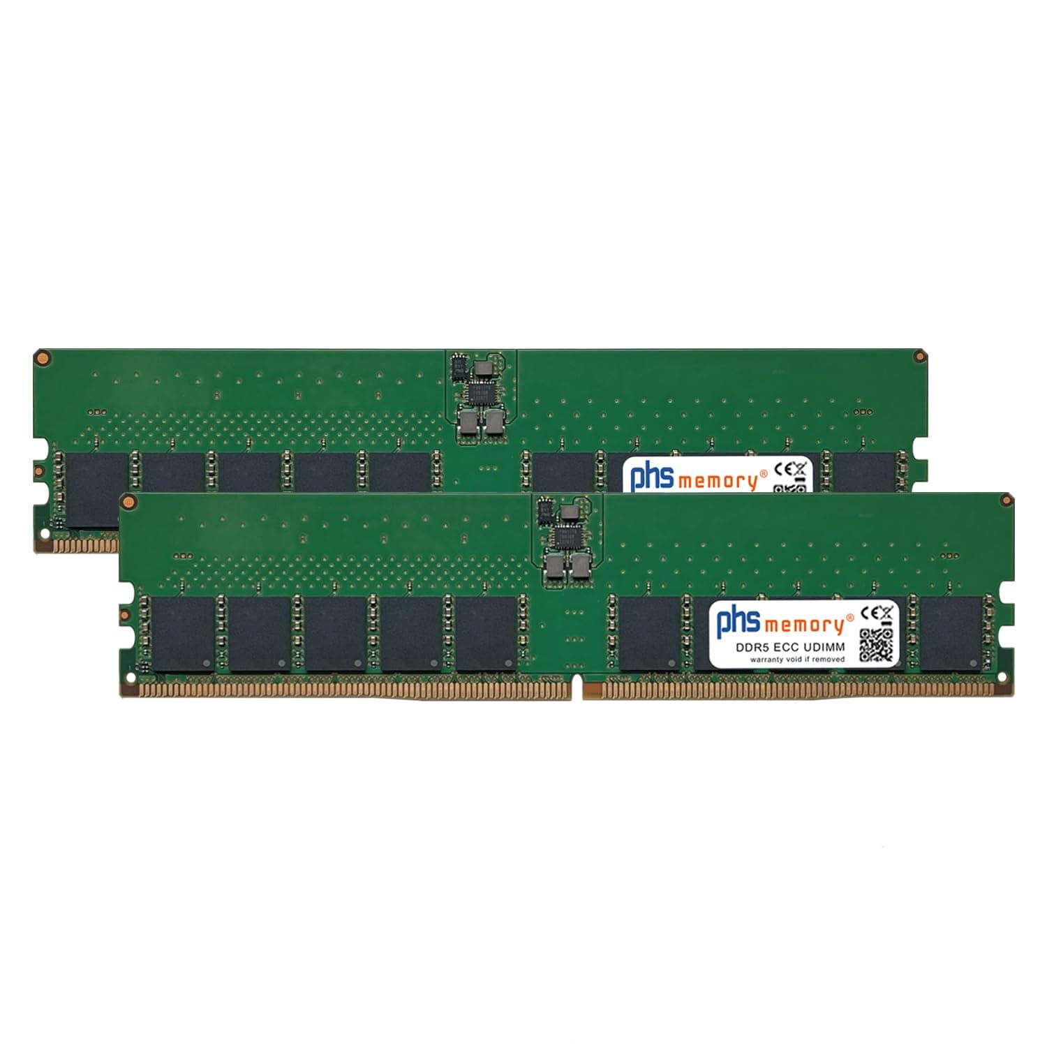 PHS-memory 96GB (2x48GB) Kit RAM Speicher kompatibel mit HP Z2 G1i SFF DDR5 UDIMM ECC 5600MHz PC5-44800E 96GB (2x48GB) - DDR5 - 5600MHz - UDIMM ECC