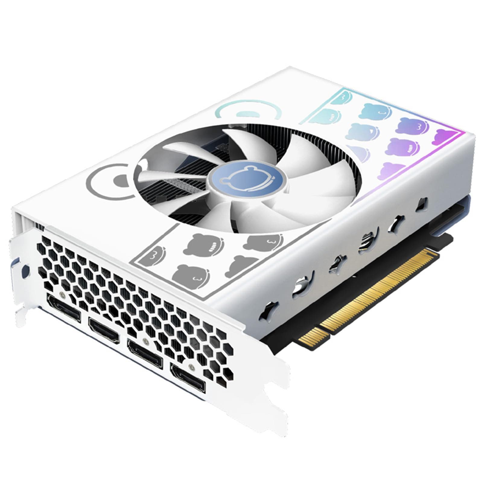 RTX4060 8G GDDR6-Grafikkarte, kompatibel mit kleinen Computergehäusen, Computer-Grafikkarten, Grafikkarte für Gaming-PC, einzigartiges Design, hochwertige Materialien, effiziente,RTX 4060