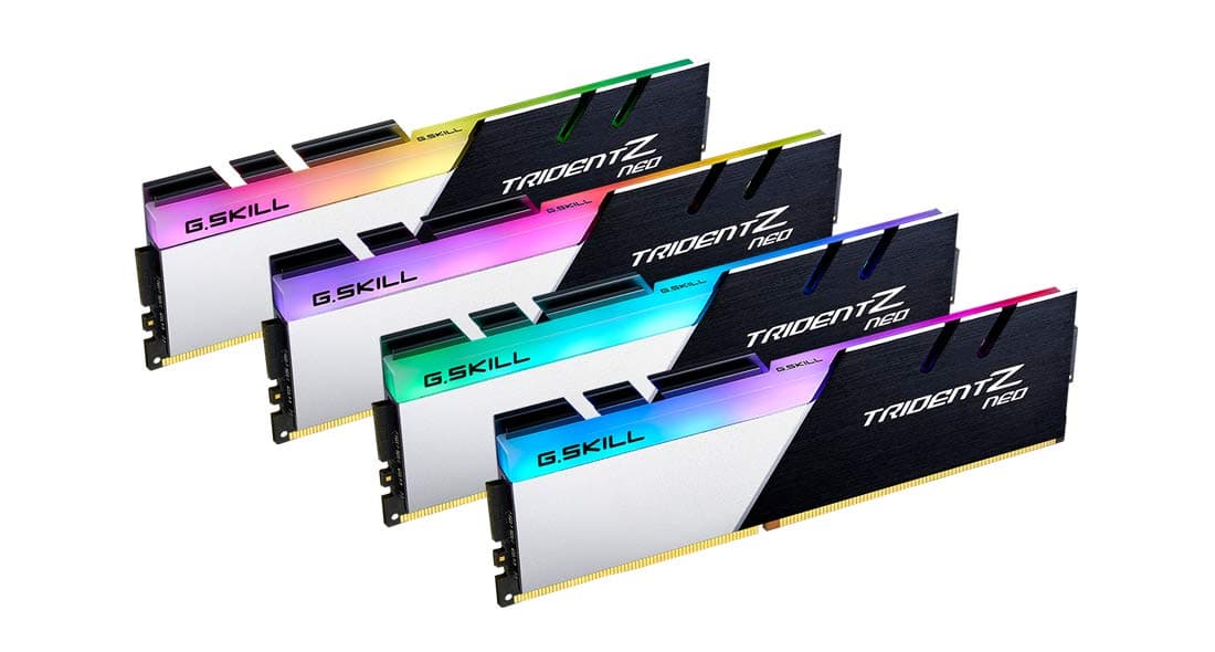G.skill Trident Z Neo F4-3600c16Q-32gtznc Memoria 32 Gb 4 X 8 Gb Ddr4 288-Pin Dimm (g.skill Tridentz Neo Series - 32gb: 4x)
