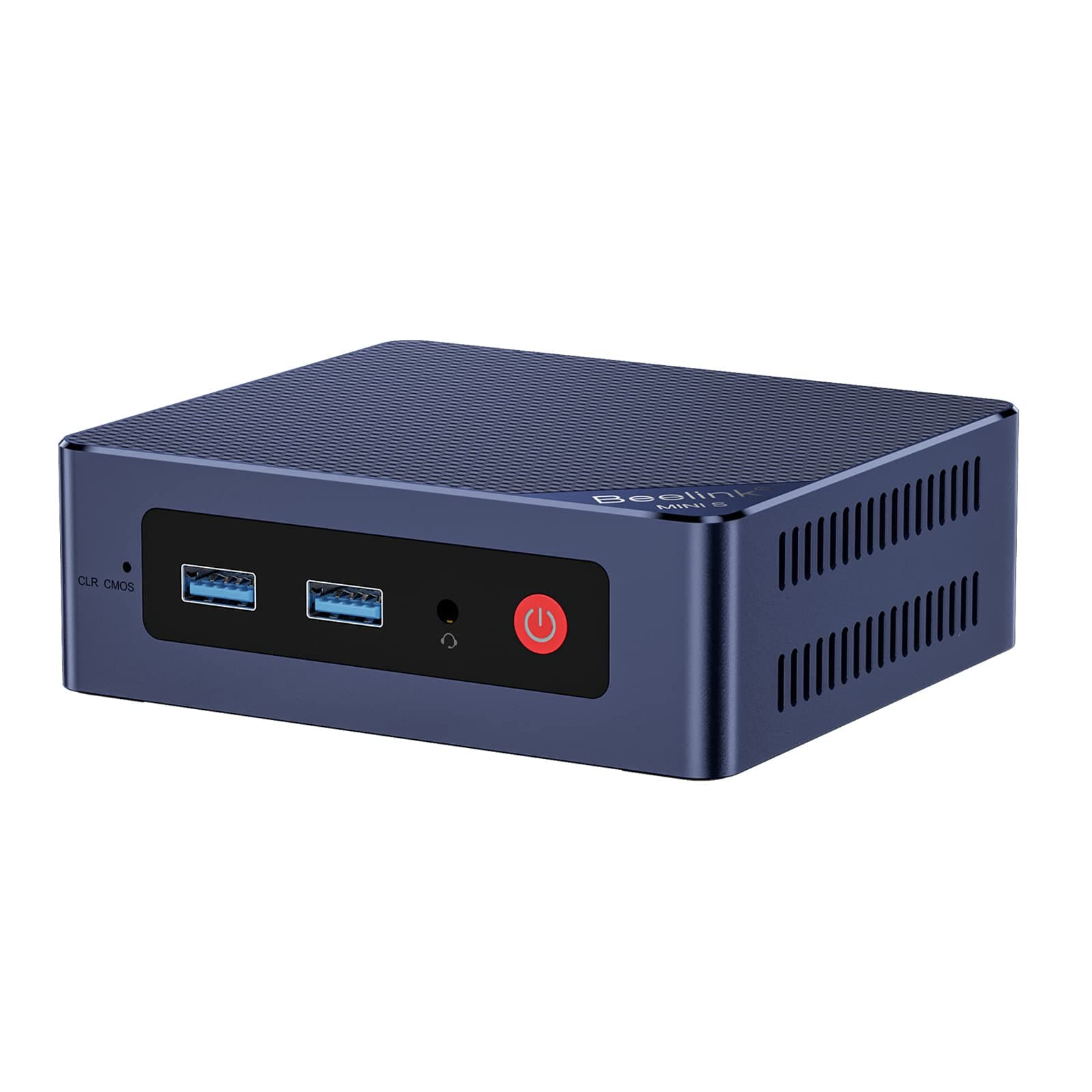 Beelink Mini PC S12, Intel Alder Lake-N95 Prozessor (bis zu 3.40GHz) Mini Computer, 8GB RAM 480GB SSD Office Mini Desktop PC Windows 11 Home, 4K Dual HDMI/WiFi 5/BT4.2/RJ45 2.5G MINI S12/N95/8G/256G