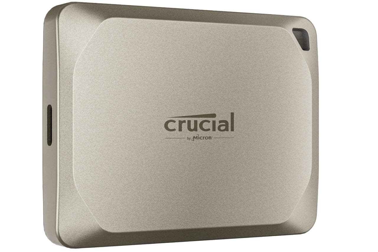 Crucial X9 Pro für Mac 4TB Externe SSD Festplatte, bis zu 1050MB/s Lesen/Schreiben, Mac Ready, Wasser- und Staubgeschützt (IP55), USB-C 3.2 Portable Solid State Drive - CT4000X9PROMACSSD9B02 4TB X9 Pro für Mac