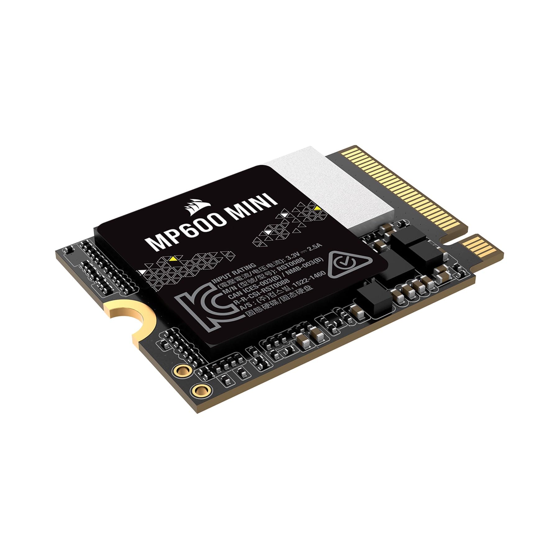 Corsair MP600 MINI 1 TB M.2 NVMe PCIe x4 Gen4 SSD – M.2 2230 – Bis zu 7.000MB/Sek. Sequentielles Lesen – Hohe Dichte 3D TLC NAND – Ideal Für Steam Deck und Microsoft Surface – Schwarz Bild 7
