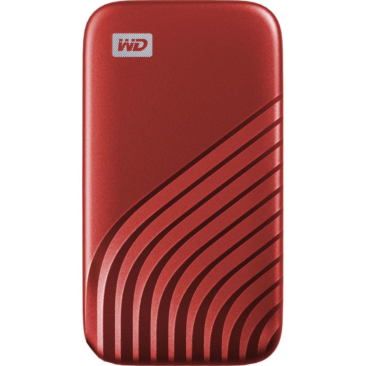 WD My Passport SSD 2 TB mobiler SSD Speicher (NVMe-Technologie, USB-C und USB 3.2 Gen-2 kompatibel, Lesen 1050 MB/s, Schreiben 1000 MB/s) Rot 1000MB/s 2 TB Rot SSD Bild 3