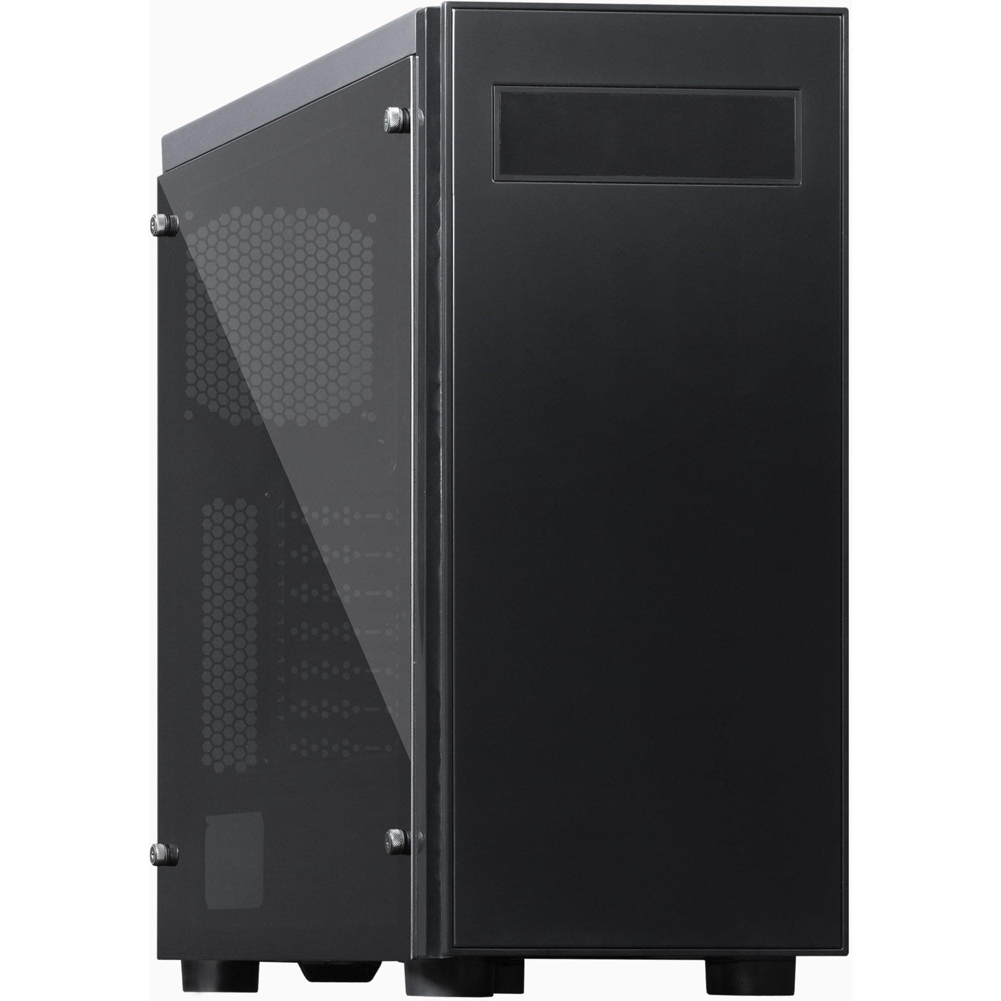 Chieftec Hawk Gaming ATX Tower Side Tempered Glass AL-02B-TG-OP Schwarz Bild 2