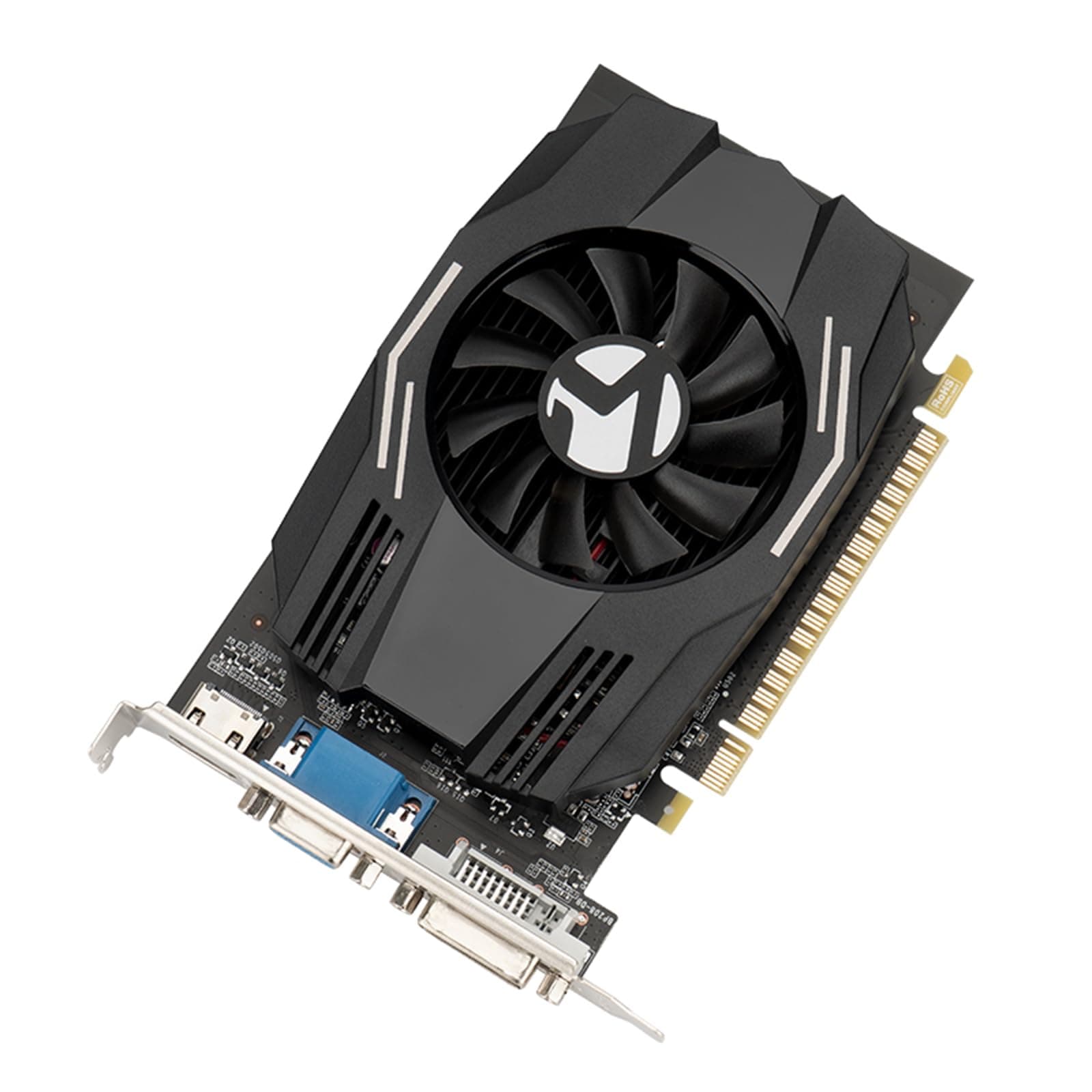 maxsun Grafikkarten GT 730 4 GB Externe Grafikkarte Nvidia GPU für Computer PC GDDR3 ITX Design PCI Express DVI-I, HDMI, VGA, 4K Bild 4