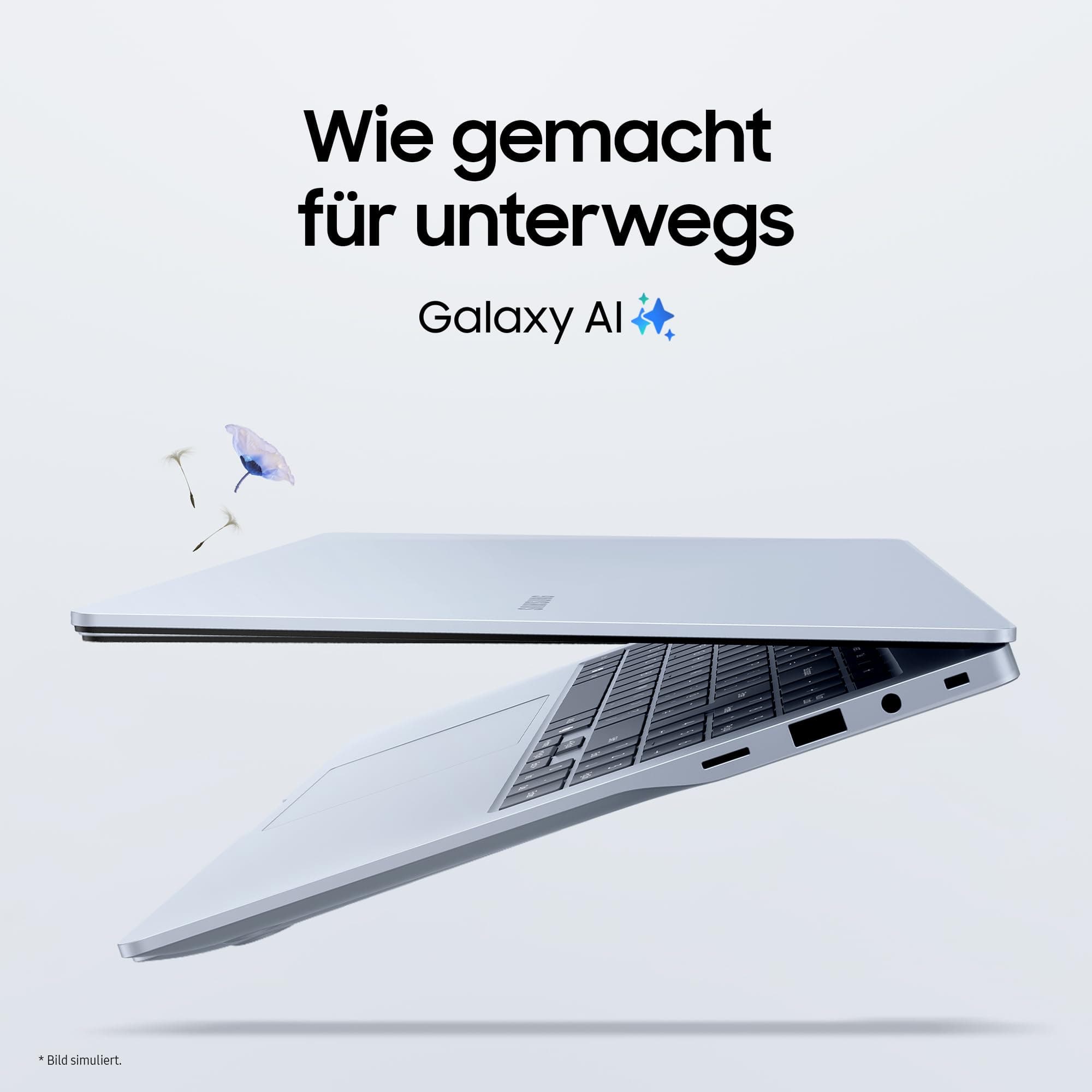 Samsung Galaxy Book4 Edge AI Laptop, Notebook, 15,6"-LCD, Full HD, Snapdragon X Prozessor (X26), 16GB RAM, 512GB Speicher, Copilot+ PC, Sapphire Blue, 3 Jahre Herstellergarantie [Exklusiv auf Amazon] Bild 2