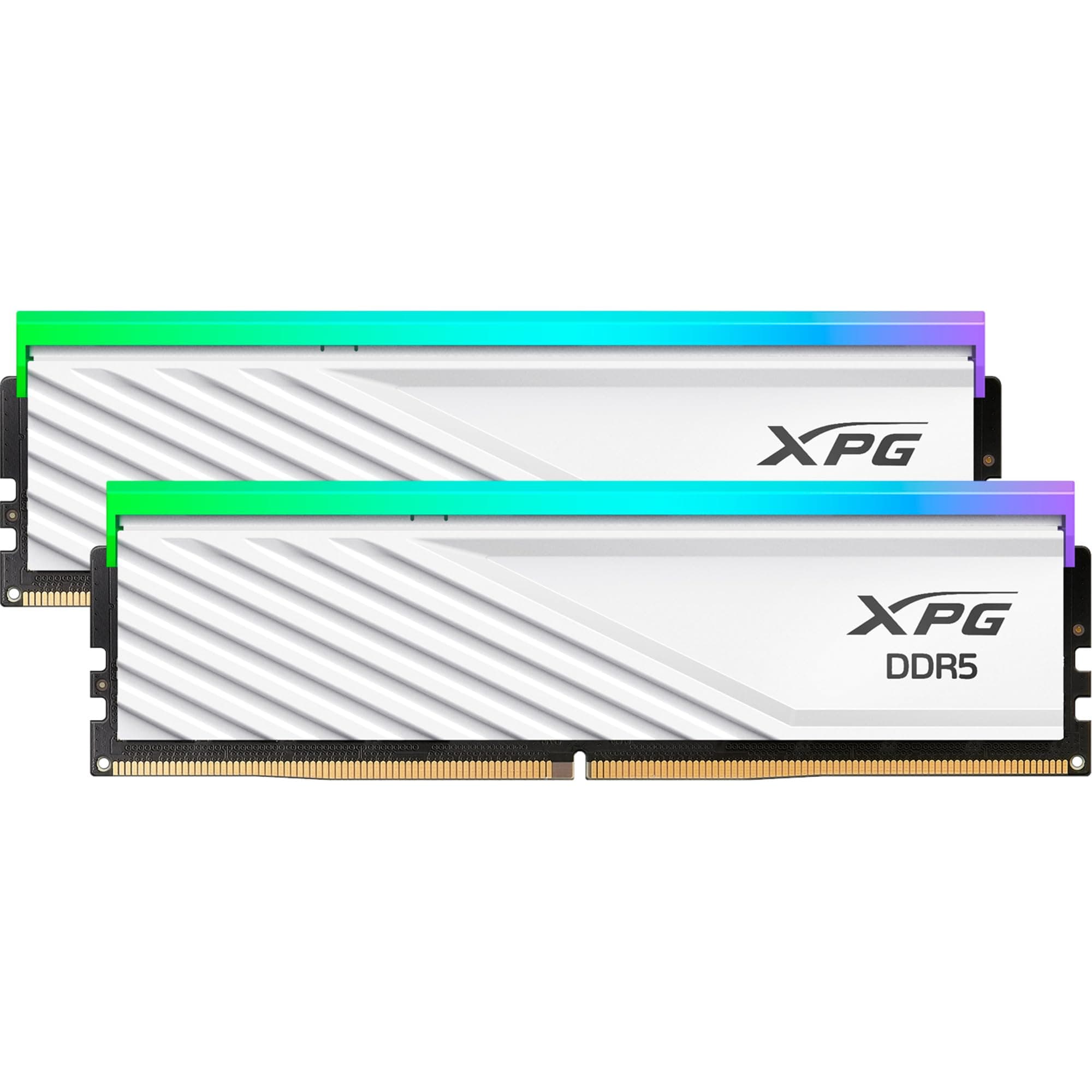 DIMM 64 GB DDR5-6000 (2x 32 GB) Dual-Kit (weiß, AX5U6000C3032G-DTLABRWH, Lancer Blade RGB, INTEL XMP, AMD EXPO) Bild 2
