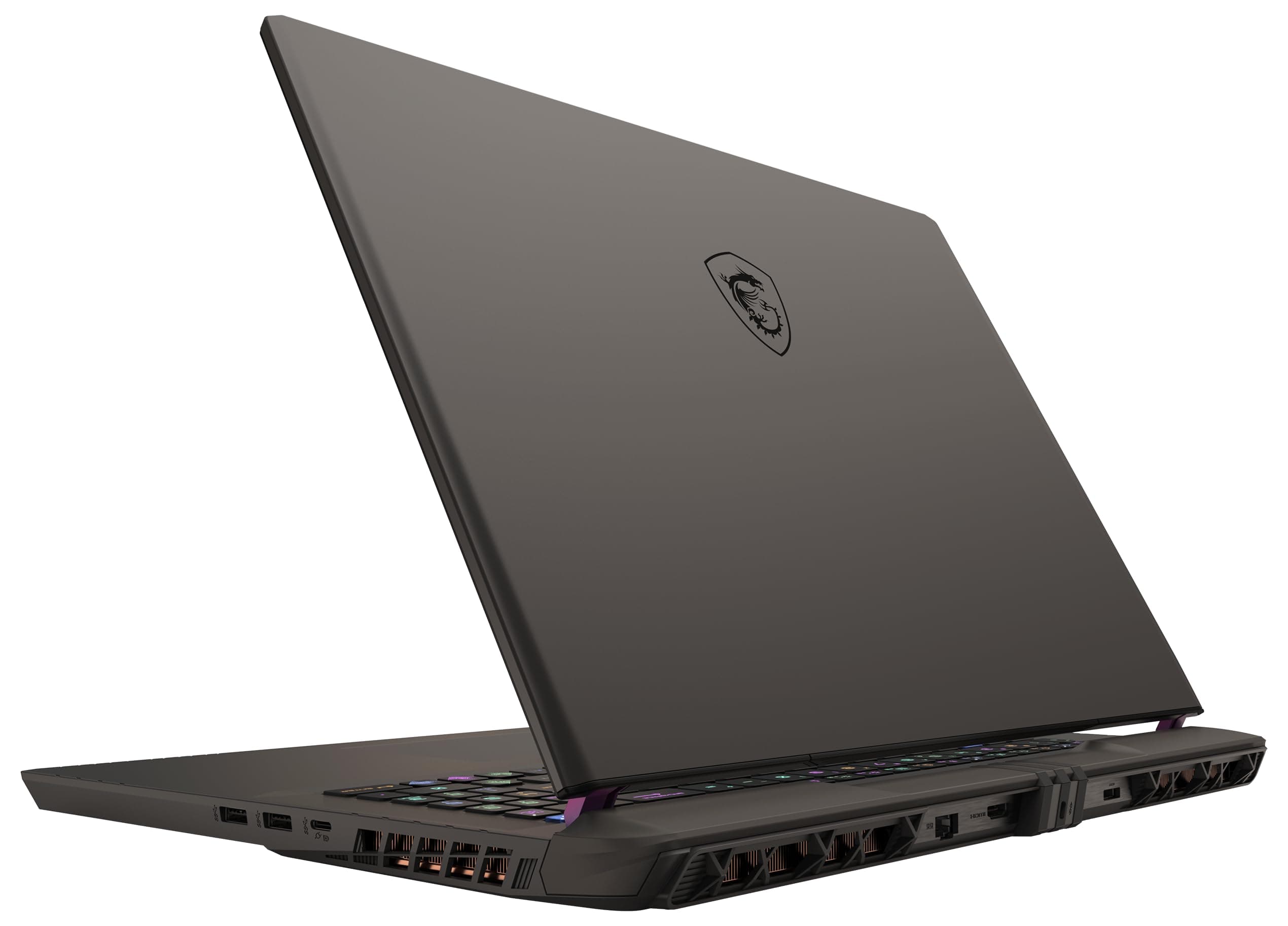 MSI Vector 17 HX Gaming Laptop, 17,0" QHD+ 240Hz, Intel Core i9-13980HX, NVIDIA GeForce RTX 4080, 32GB DDR5, 1TB SSD, Windows 11 Home, QWERTZ Tastatur, A13VHG-813, Cosmos Gray Intel Core i9-13980HX Dediziert Bild 6