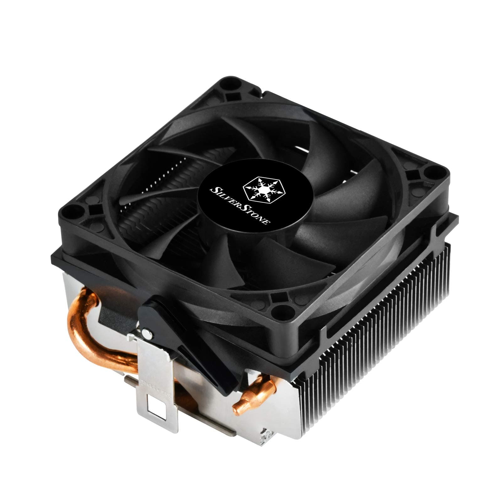 Silverstone Technology SST-KR01 - Kryton CPU Kühler, Low Profile, Slim 80mm PWM Lüfter, 54mm Höhe, AMD Sockel AM2/AM3/AM4/FM1/FM2