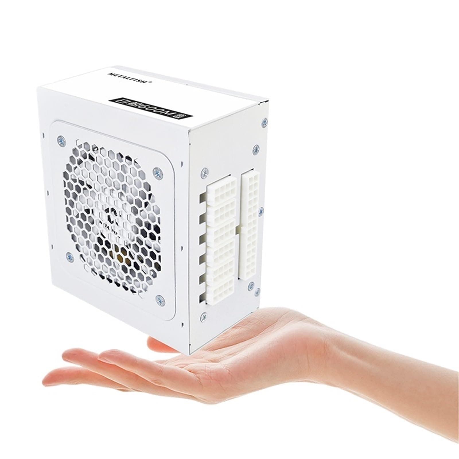 SFX 80Plus Bronze 500/600/750W Weißes Netzteil Vollmodular for Mini-ITX-Gehäuse Kleine Computergehäuse 100/220V Eingang(750W) 750W Eu plug