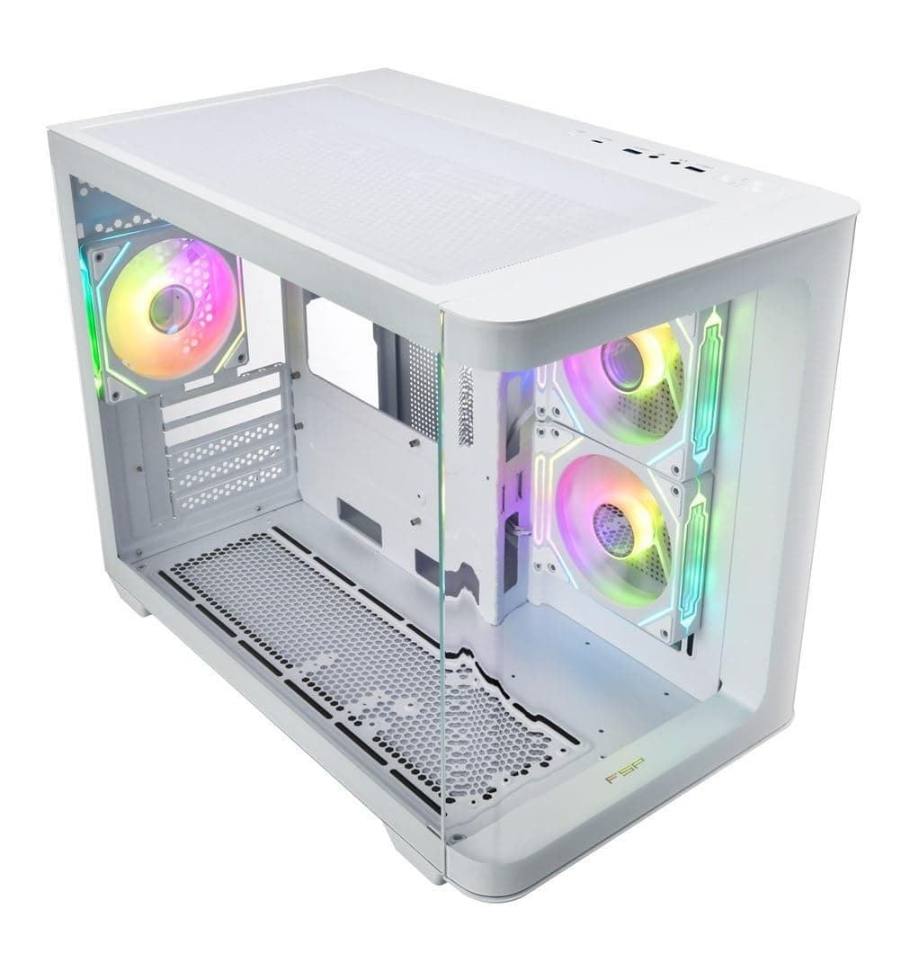 FSP GEH Mini S380-WA Micro-ATX/Mini-ITX o.N. White Bild 2