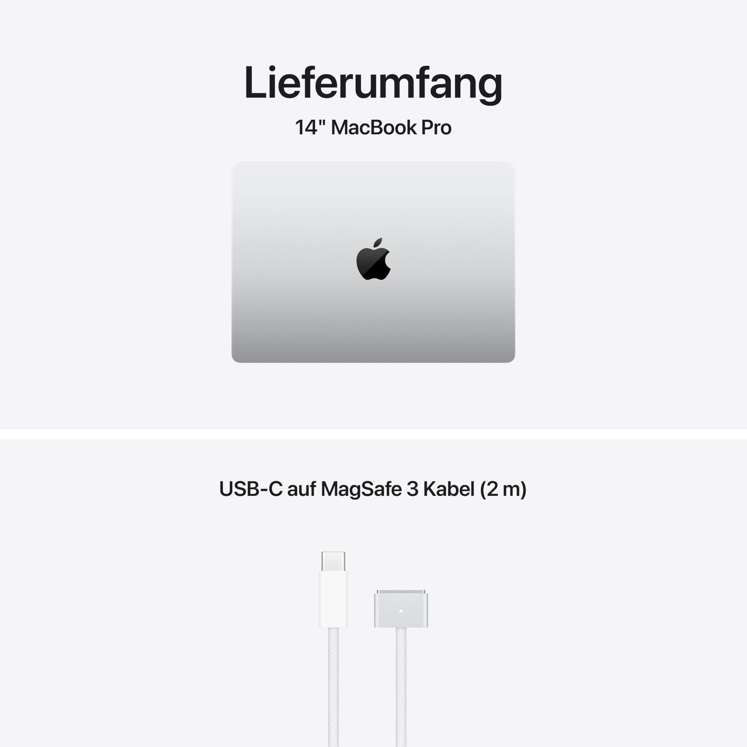 Apple MacBook Pro Laptop mit M5 Pro Chip mit 15-Core CPU und 16-Core GPU: Entwickelt für KI, 14,2" Liquid Retina XDR Display, 24 GB gemeinsamer Arbeitsspeicher, 1 TB SSD, WLAN 7; Silber 15 core CPU und 16 core GPU 1TB Silber M5 Pro chip Bild 6