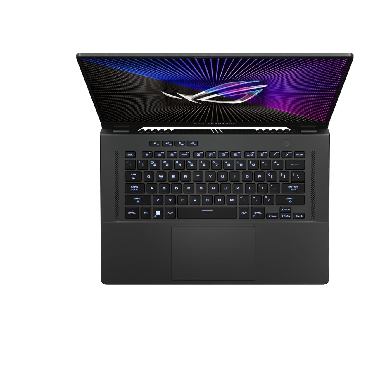 ASUS ROG Zephyrus G16 GU603VV-N4007W Intel® Core™ i9 i9-13900H Laptop 40,6 cm (16") Quad HD+ 16 GB DDR4-SDRAM 1 TB SSD NVIDIA GeForce RTX 4060 Wi-Fi 6E (802.11ax) Windows 11 Home Schwarz, Grau Bild 2