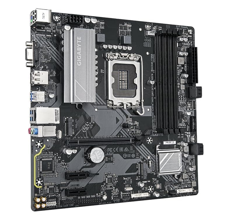 GIGABYTE B760M D3HP Mainboard - Intel Core CPUs der 14. Generation, 4+1+1 Phasen VRM, bis zu 5600 MHz DDR5, 2xPCIe 4.0 M.2, GbE LAN, USB 3.2 Gen 1 Bild 3