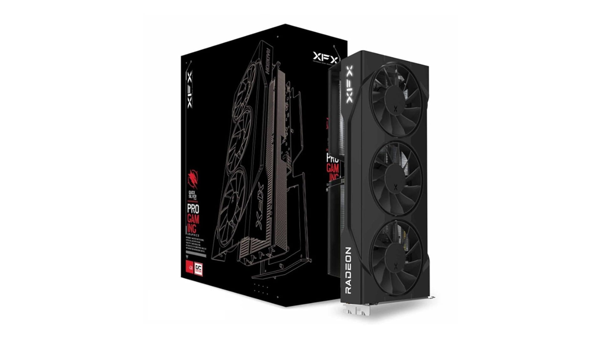 XFX Swift AMD Radeon RX 9060XT OC Triple Fan Gaming Edition mit 16 GB GDDR6, HDMI 2xDP, AMD RDNA™ 4 (RX-96TS316B7) Bild 2