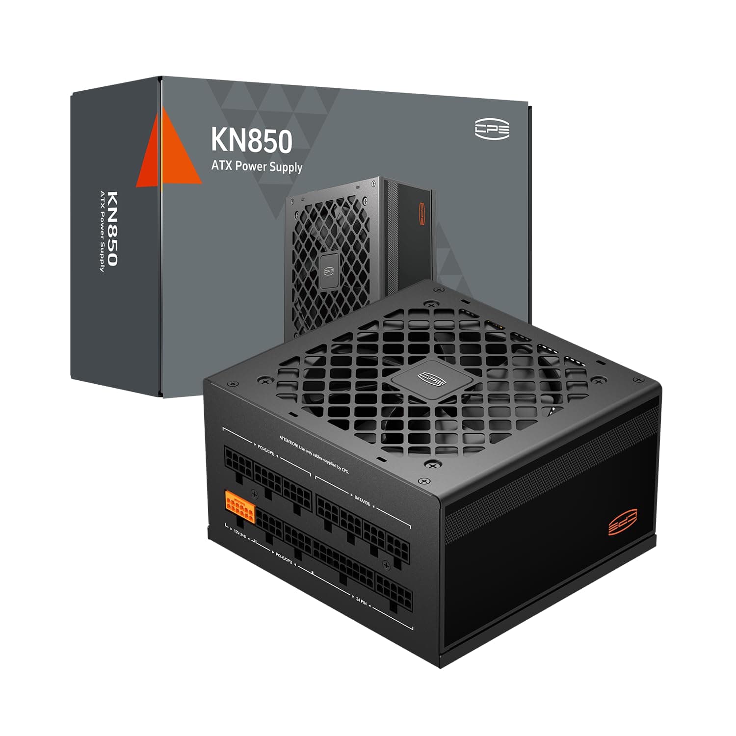 CPS Netzteil Vollmodular, 850W ATX 3.1, 80 Plus Gold Zertifiziert, PCIe 5.1 12V-2×6, japanische Kondensatoren, Ultra-Flexible Kabel, 5 Jahre Garantie (KN850) Bild 3