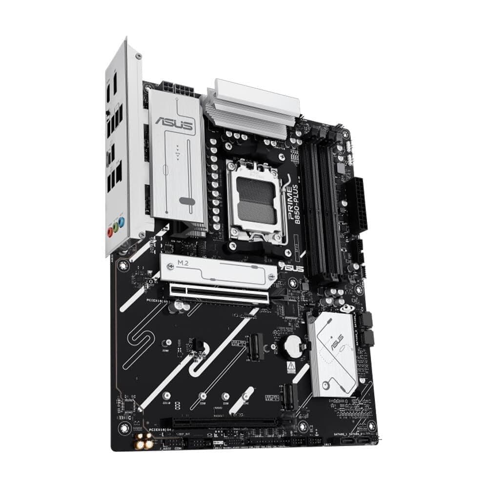 ASUS Prime B850-PLUS Mainboard AMD B850 ATX, DDR5, PCIe 5.0, DREI M.2-Steckplätze, Realtek 2,5 GB Ethernet, DisplayPort, HDMI, USB 10 Gbit/s Typ-A und Typ-C hinten, BIOS Flashback, Aura Sync Bild 5