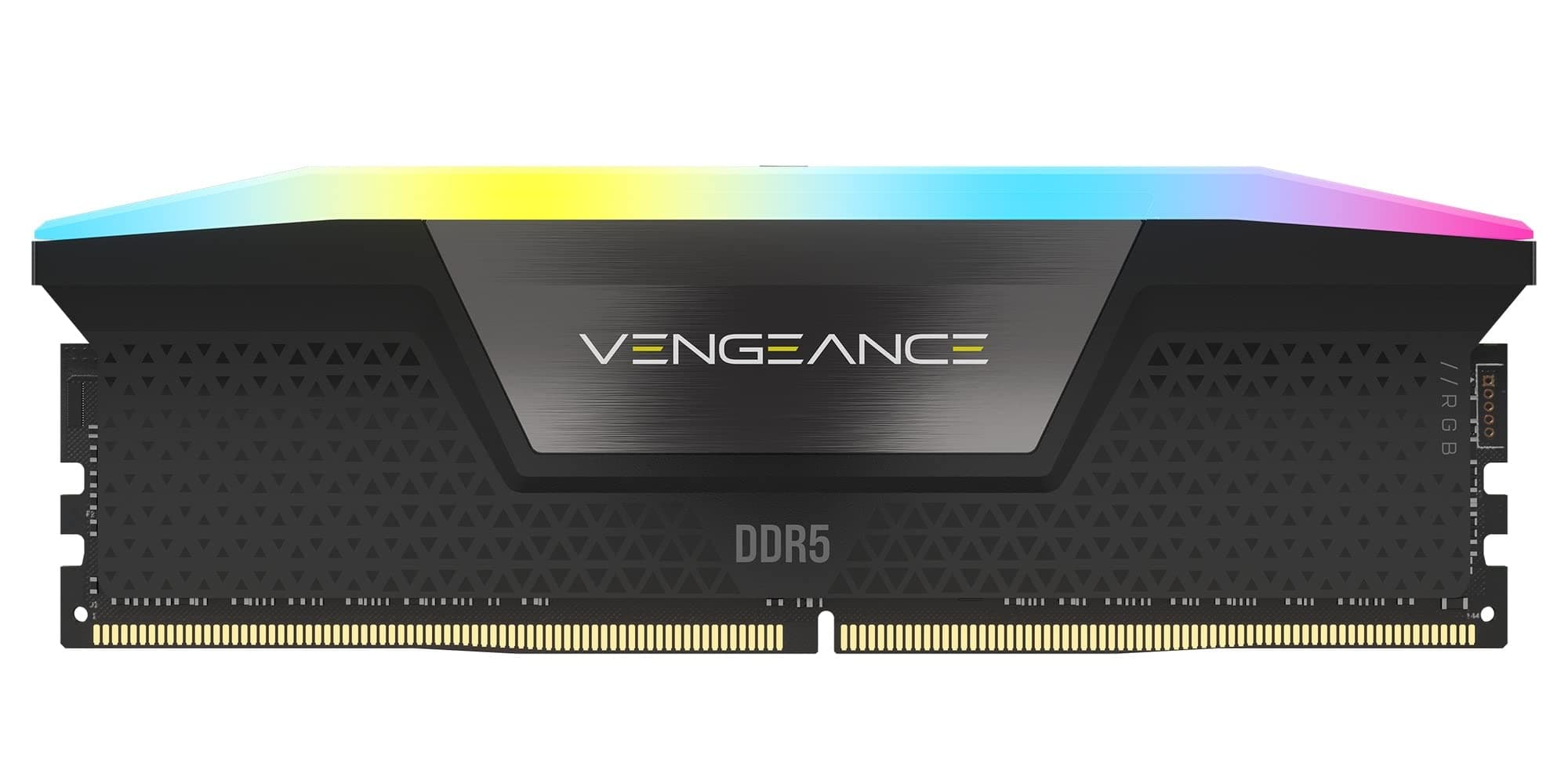 CORSAIR Vengeance RGB DDR5 RAM 32GB (2x16GB) 7000MHz CL34 Intel XMP 3.0 Desktop-Arbeitsspeicher – Schwarz (CMH32GX5M2X7000C34) Bild 5
