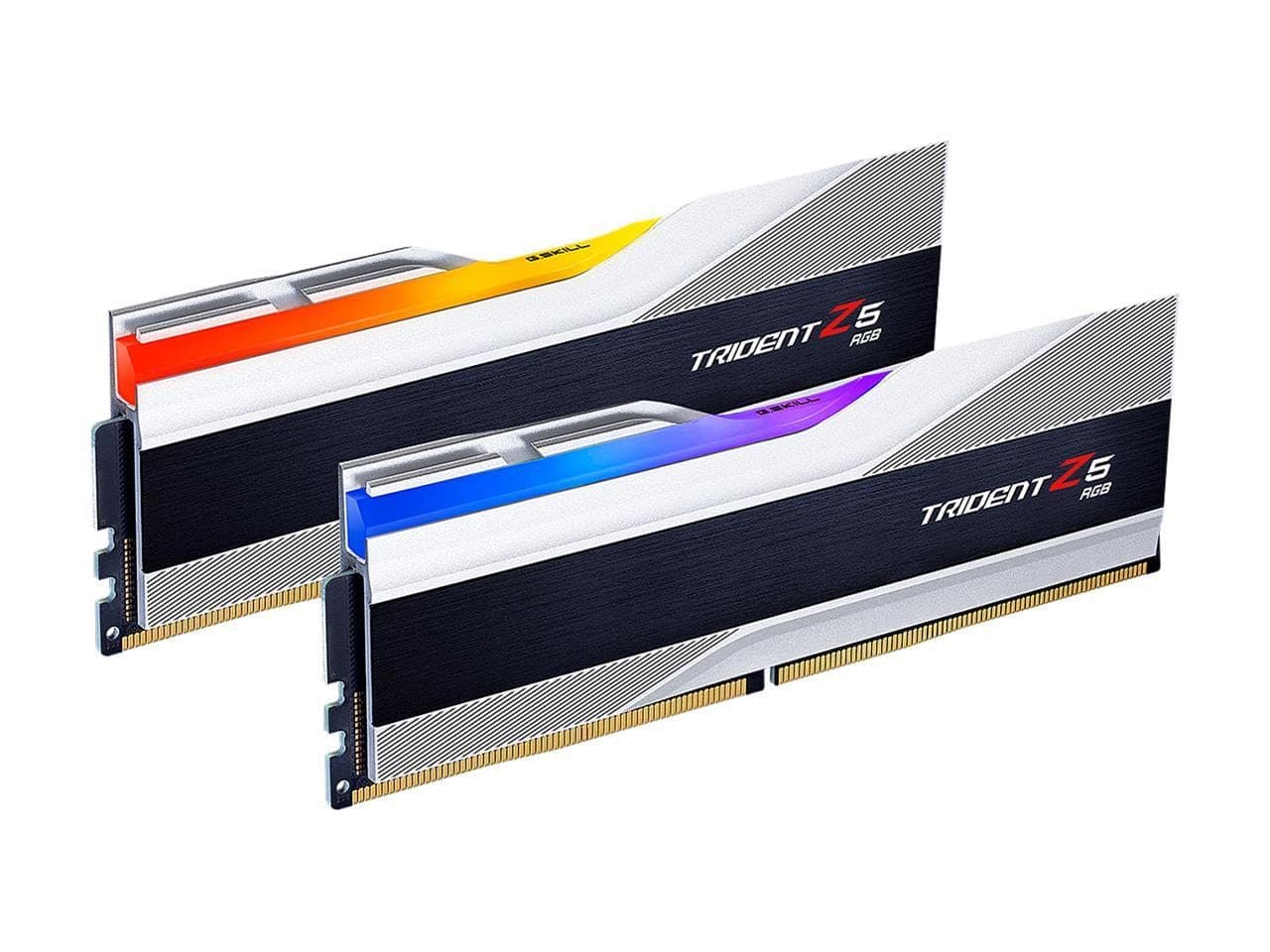 32GB G.Skill DDR5 Trident Z5 RGB 5600MHz CL40 1.20V Dual Channel Kit 2X 16GB Silver Bild 3