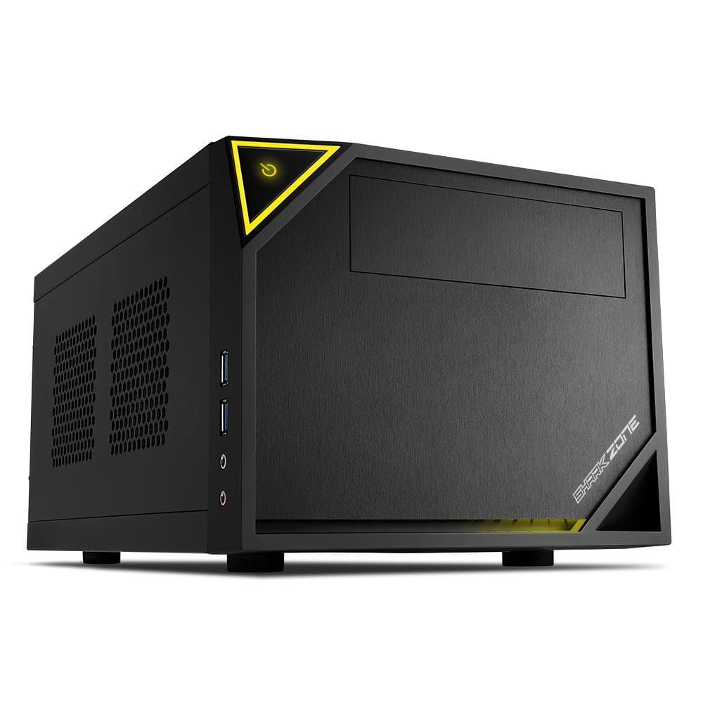 Sharkoon Shark Zone C10 PC-Gehäuse (Mini-ITX, 1x 5,25 extern, 1x 2,5 Zoll/3,5 Zoll intern, 2x USB 3.0) Bild 2