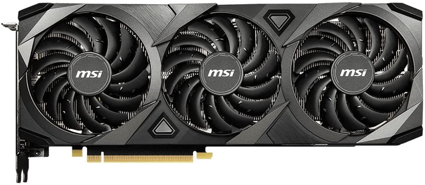 MSI GeForce RTX 3080 Ventus 3X Plus 10G OC LHR Gaming Grafikkarte - NVIDIA RTX 3080 LHR, GPU 1740 MHz, 10 GB GDDR6X Speicher Bild 3