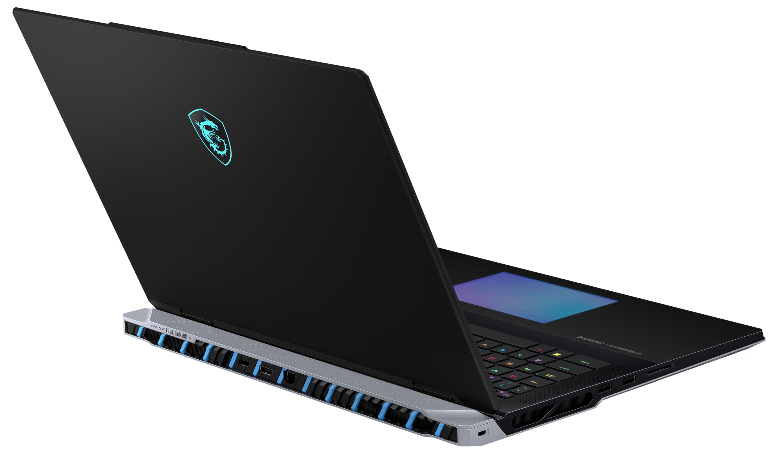 MSI Titan 18 HX AI Gaming-Laptop, 18" UHD+ Mini-LED Display, Intel Core Ultra 9, NVIDIA GeForce RTX 5090, 96 GB DDR5 RAM, 6 TB SSD, Windows 11 Home, QWERTZ Tastatur, Schwarz, A2XWJG-070 Bild 8