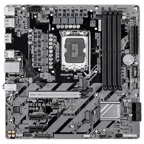GIGABYTE B860M D3W Mainboard – Intel Core Ultra Series CPUs, 4+1+2-Phasen-VRM, bis zu 9066 MHz DDR5, 2× PCIe 4.0 M.2, 1-GbE-LAN, USB 3.2 Gen 1 Bild 4