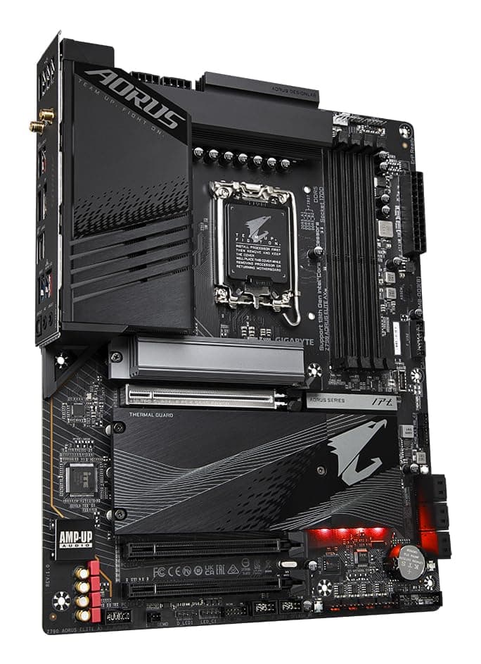 GIGABYTE Z790 AORUS Elite AX Motherboard - Unterstützt Intel Core 14th Gen CPUs, 16+2+1 Phase Digital VRM, 7600MHz DDR5 (OC), 4X PCIe 4.0 M.2, 2.5GbE LAN, USB 3.2 Gen 2x2 Bild 4