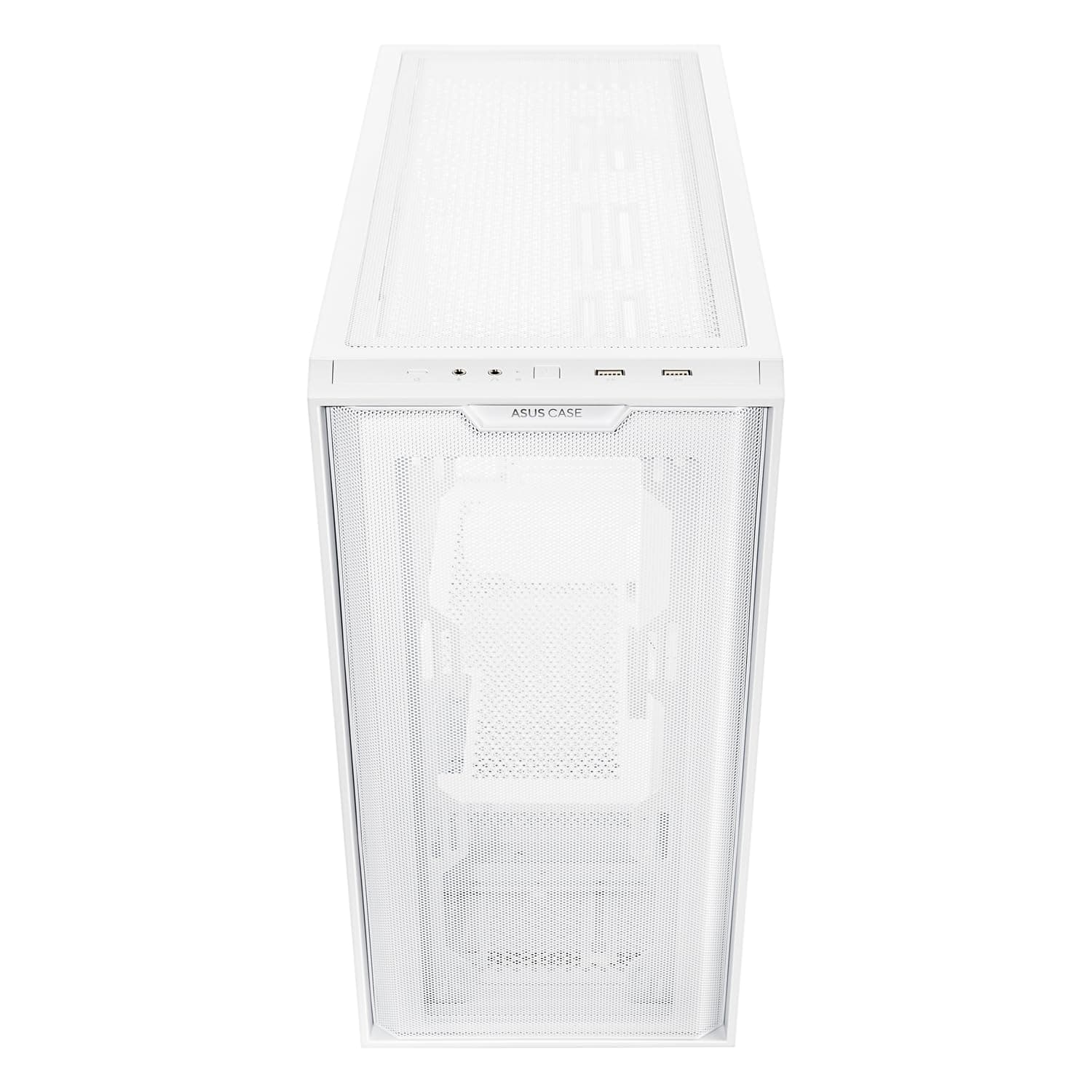 ASUS A21 Micro-ATX Gaming Gehäuse White (kompatibel mit 360 mm Radiatoren, 380 mm Grafikkarten, Frontpanel-Mesh, Fach für Kabelmanagement, weiß) Bild 5