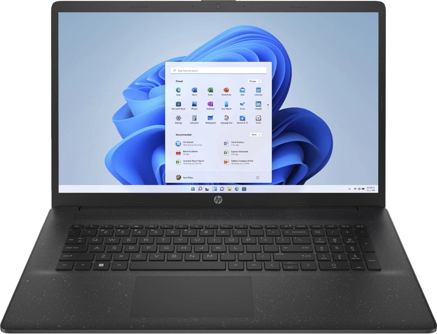 HP (17,3 Zoll HD++ Notebook (AMD Athlon Silver 3050U 2x3.20 GHz, 16 GB DDR4, 512 GB SSD, AMD Radeon Graphics, BT, USB 3.0, LAN, WLAN, Windows 11 Prof., MS Office) #7316 17.3 HD+ - Athlon 3050 - 16GB - 512 SSD 17.3 Zoll