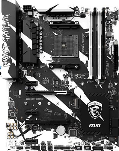 MSI B350 KRAIT GAMING, Sockel AM4, DDR4, HDMI,DVI 1x M.2 & 10x USB 3.1(2x Gen2 & 8x Gen1), 1x USB-C ATX Mainboard Bild 4