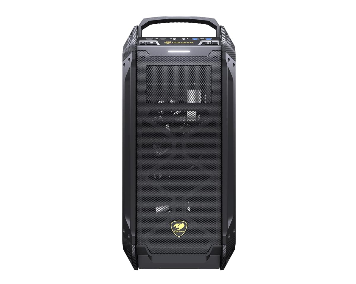 Cougar Panzer Max G Full Tower Case Leicht Modifizierbar 1x 120 mm Lüfter Gehärtetes Glas Panel, Schwarz Bild 3