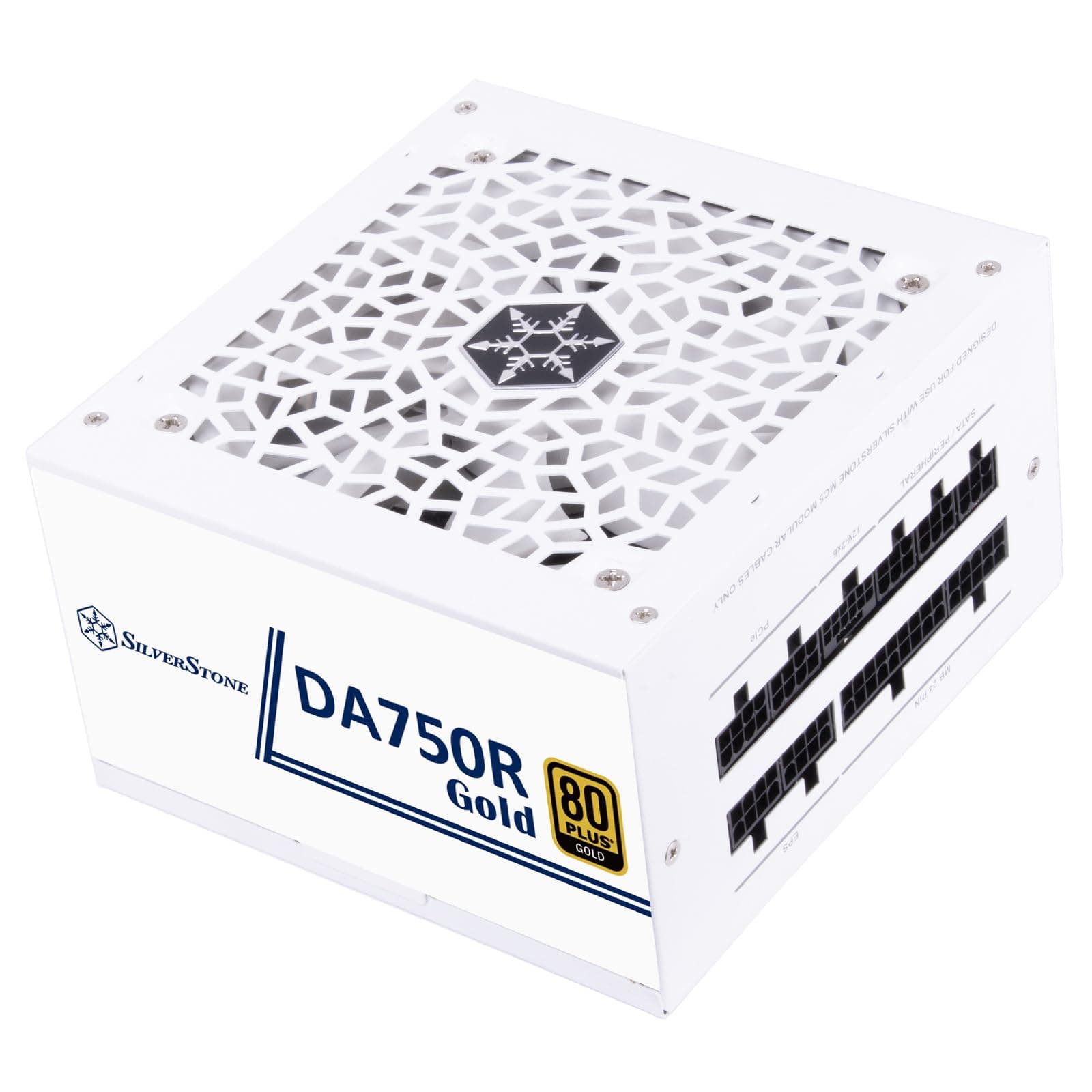 SilverStone Technology DA750R Gold, 80 Plus Gold vollständig modulares ATX-Netzteil, 750W, ATX 3,0 & PCIe 5,0, SST-DA750R-GMA-WWW