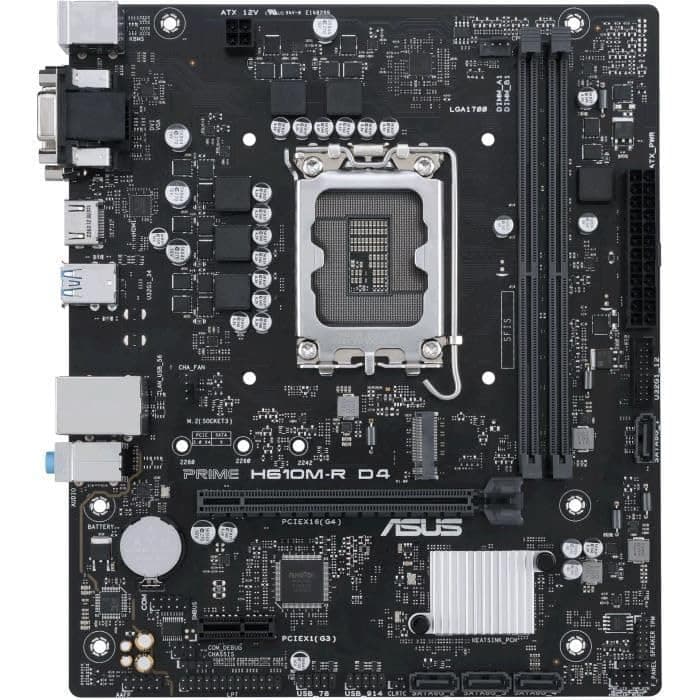 Scheda Madre - Asus - Prime H610M-R D4 - Lga 1700 - Ddr4 - Micro Atx Bild 3