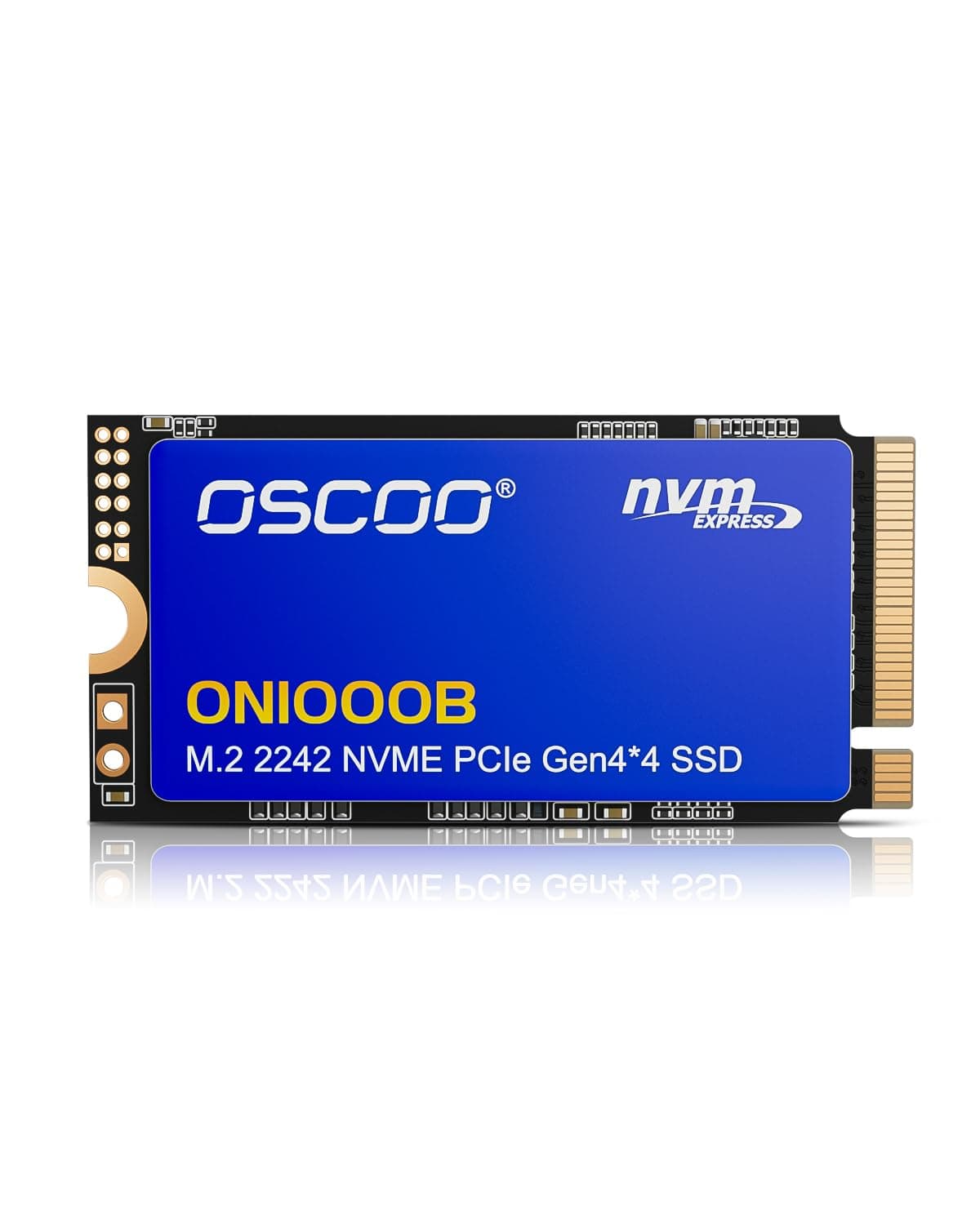 512GB NVMe SSD – M.2 2242 PCIe Gen4x4 Interne Solid-State-Drive, Bis zu 4800 MB/s Lesen & 2800 MB/s Schreiben, 3D NAND, Kompaktes Hochgeschwindigkeitsspeicher für Mini-PCs Bild 2
