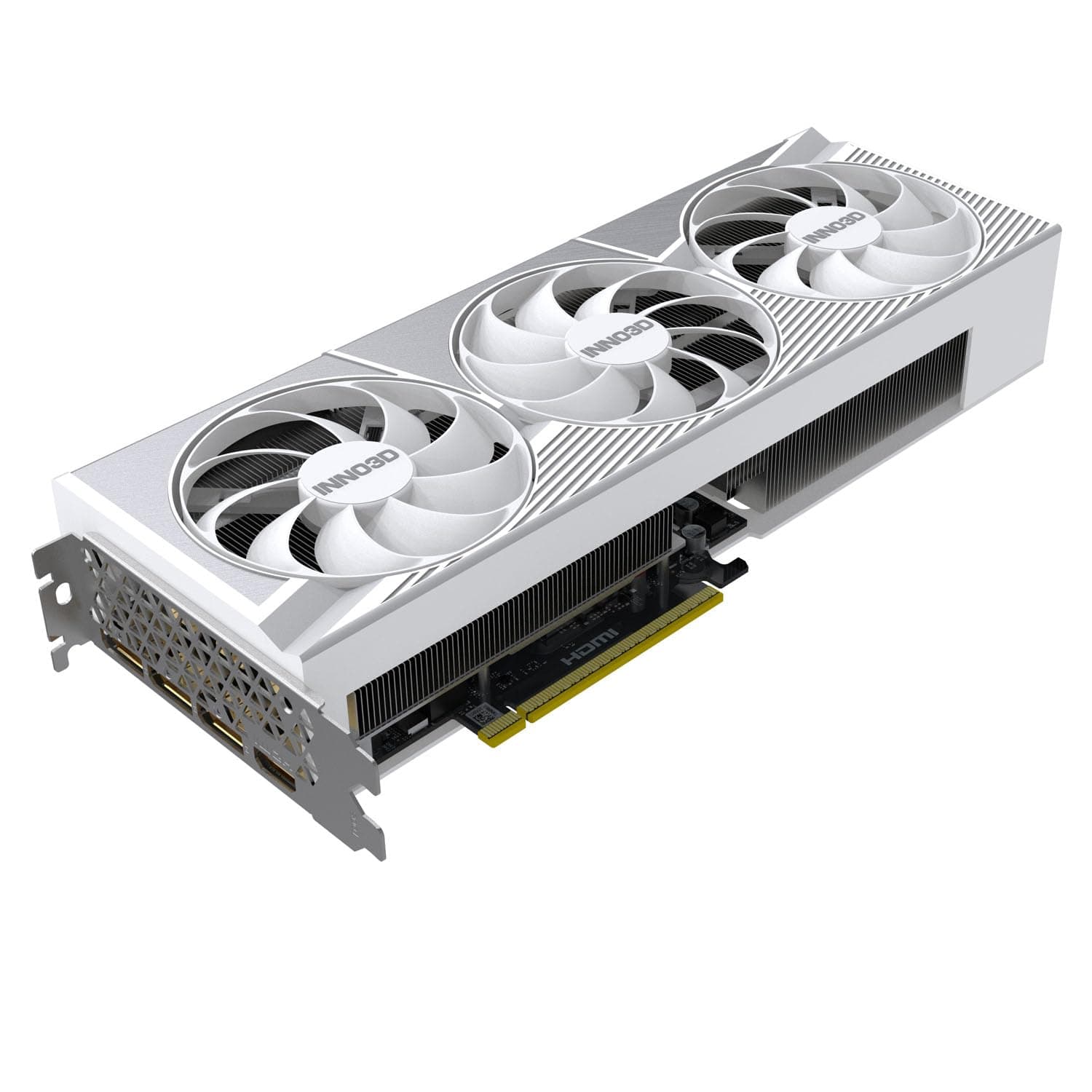 INNO3D NVIDIA GeForce RTX 5080 X3 OC White 16GB GDDR7 Gaming Graphics Card (Triple Fan, 2.5 Slot, White, Reflex 2 RTX AI DLSS4) Bild 5