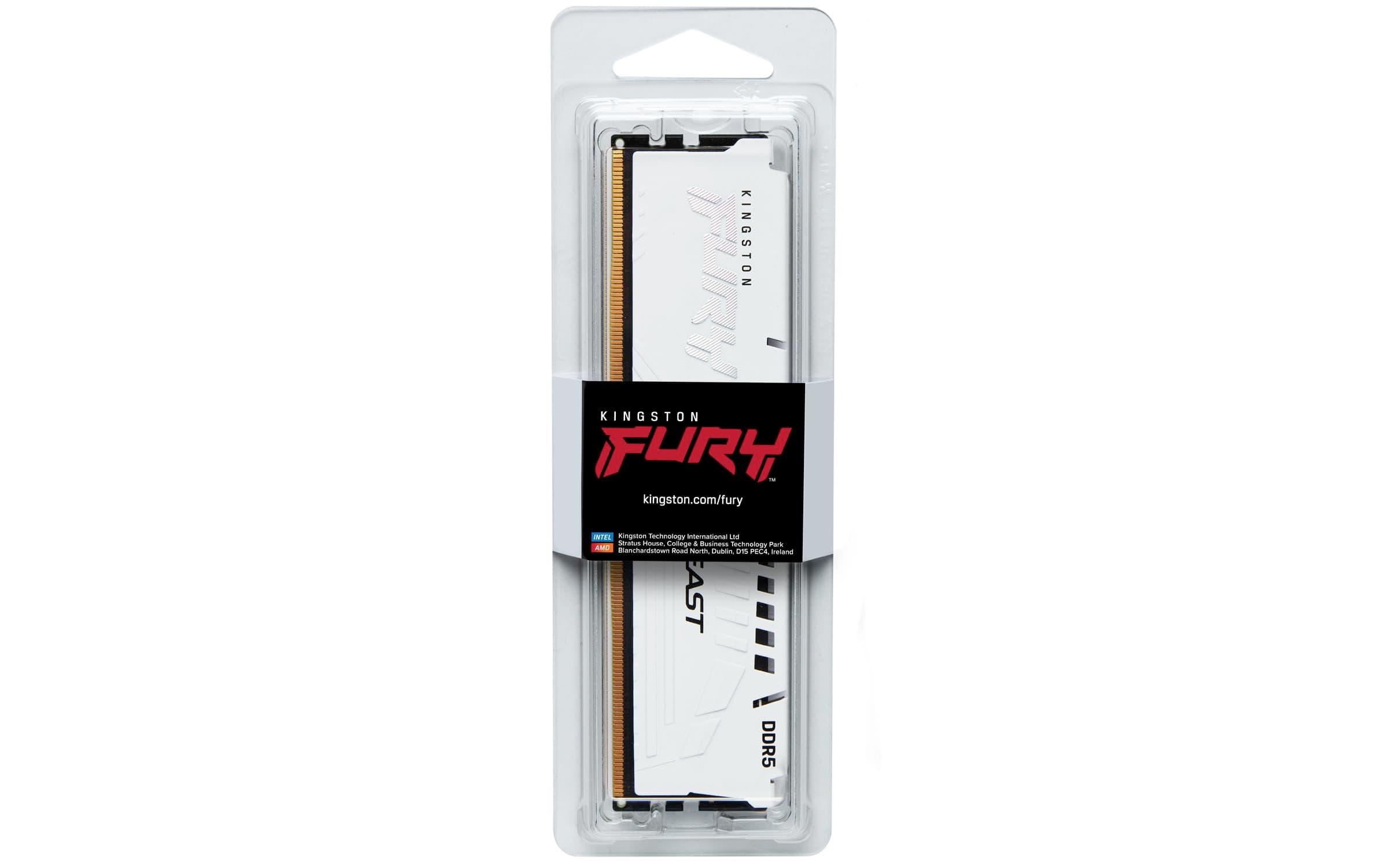 Kingston FURY Beast Weiß DDR5 32GB 6000MT/s CL30 DIMM Desktop Gaming Speicher Einzelnes Modul AMD EXPO und Intel XMP - KF560C30BWE-32 Bild 7