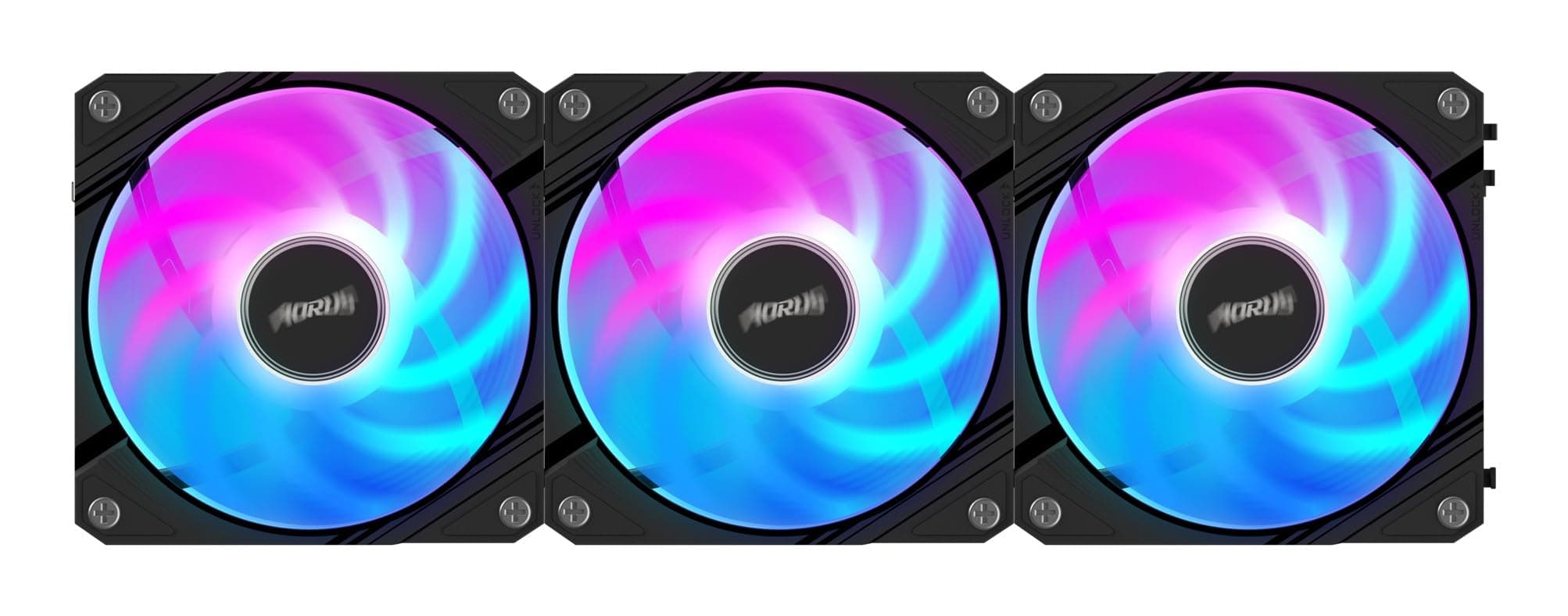 PC-Gehäuselüfter Gigabyte AORUS 120mm schwarz GP-ECFAN1203 Bild 3