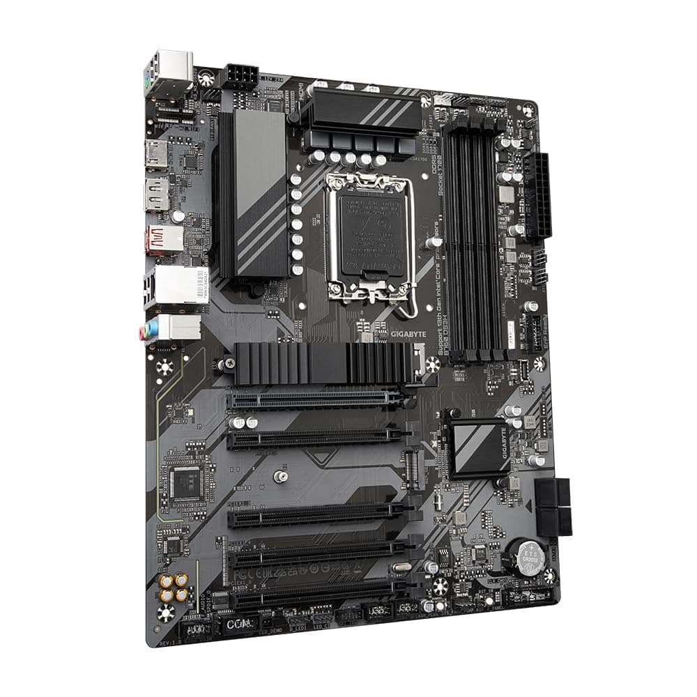 GIGABYTE B760 DS3H Mainboard - Unterstützt Intel Core Prozessoren der 14. Generation, 8+2+1 Phasen digitales VRM, bis zu 7600MHz DDR5 (OC), 2X PCIe 4.0 M.2, GbE LAN, USB 3.2 Gen 2x2 Bild 6
