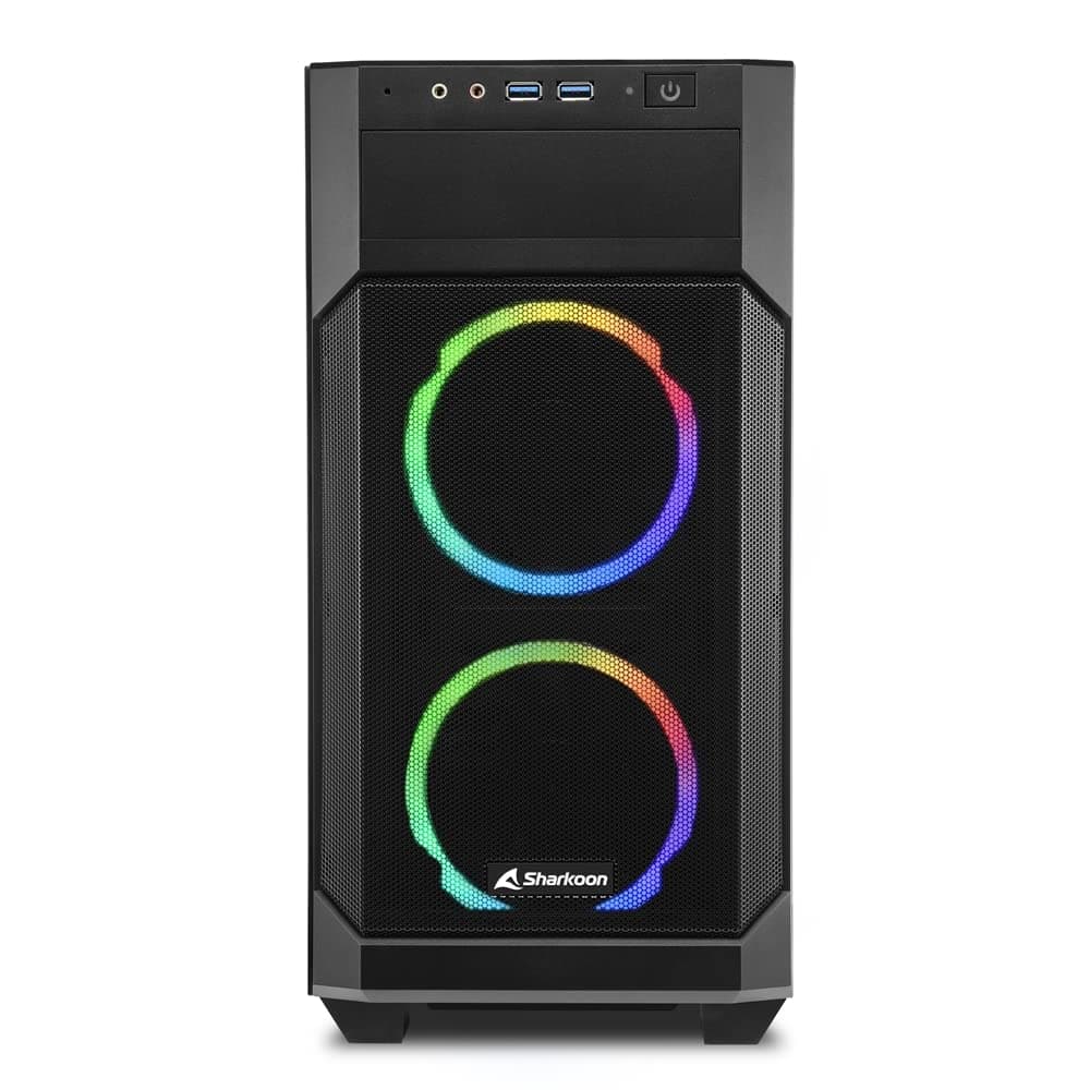Sharkoon V1000 Rgb Micro Tower Nero (sharkoon V1000 Rgb - Microatx) Classic Bild 3