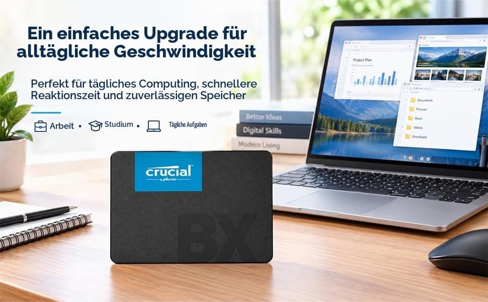 SSD 2.5`` 240GB Crucial BX500 Bild 3