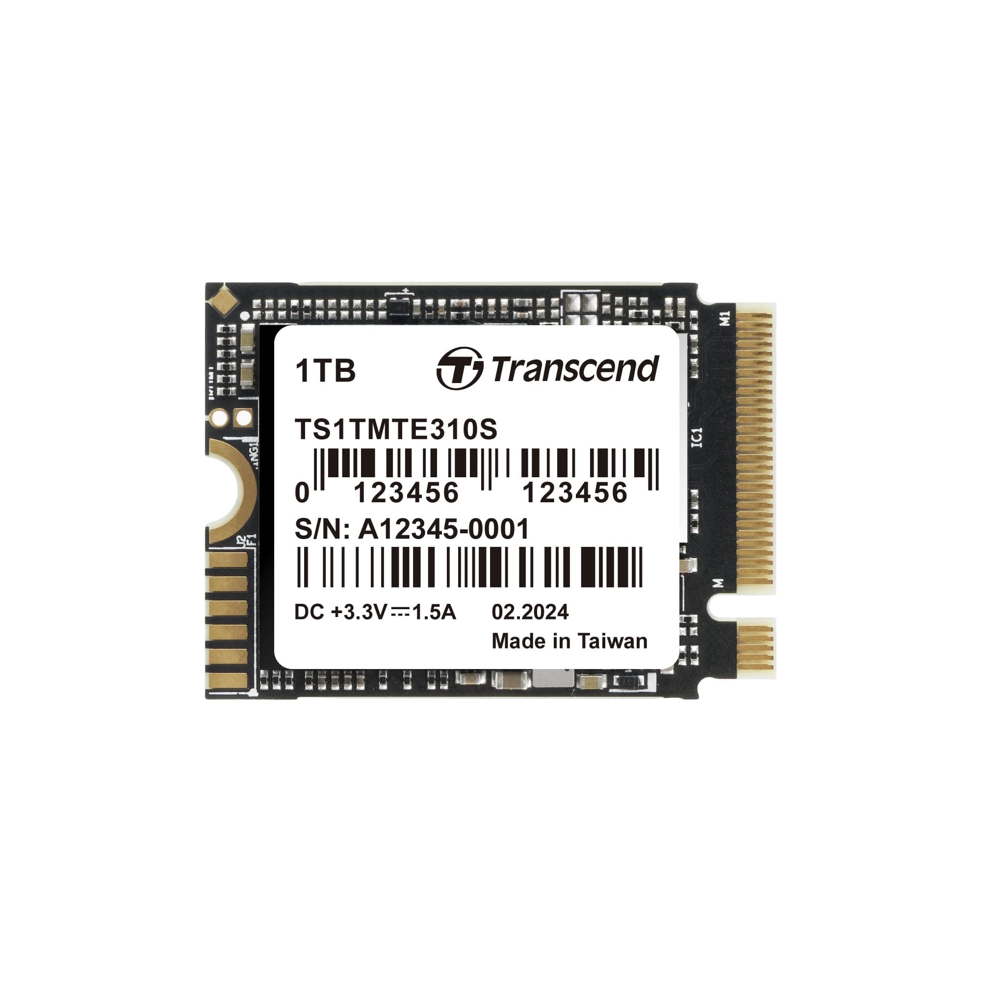 Transcend 310S M.2 1 Tb Pci Express 4.0 Nvme 3D Nand, TS1TMTE310S 1TB