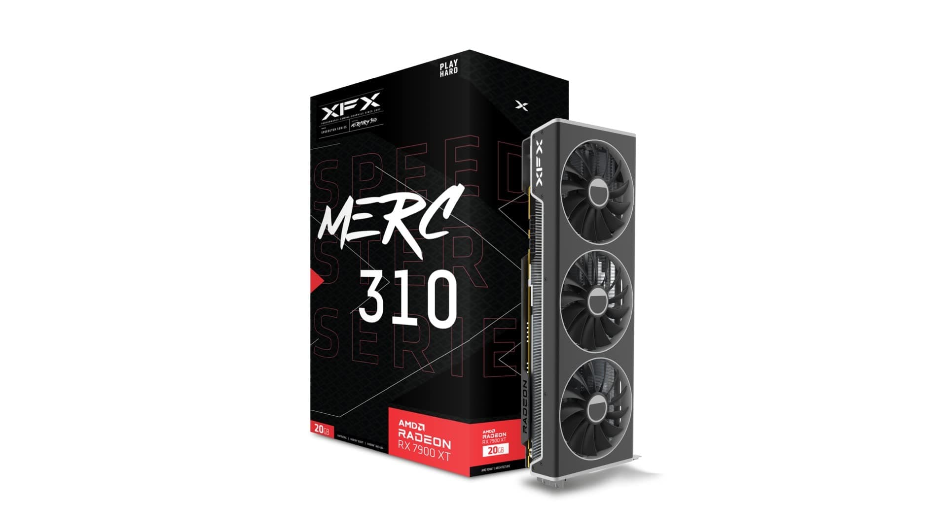 XFX Speedster MERC310 AMD Radeon™ RX 7900XT Gaming Grafikkarte, 20 GB GDDR6, AMD RDNA™ 3(RX-79TMERCU9) Bild 2