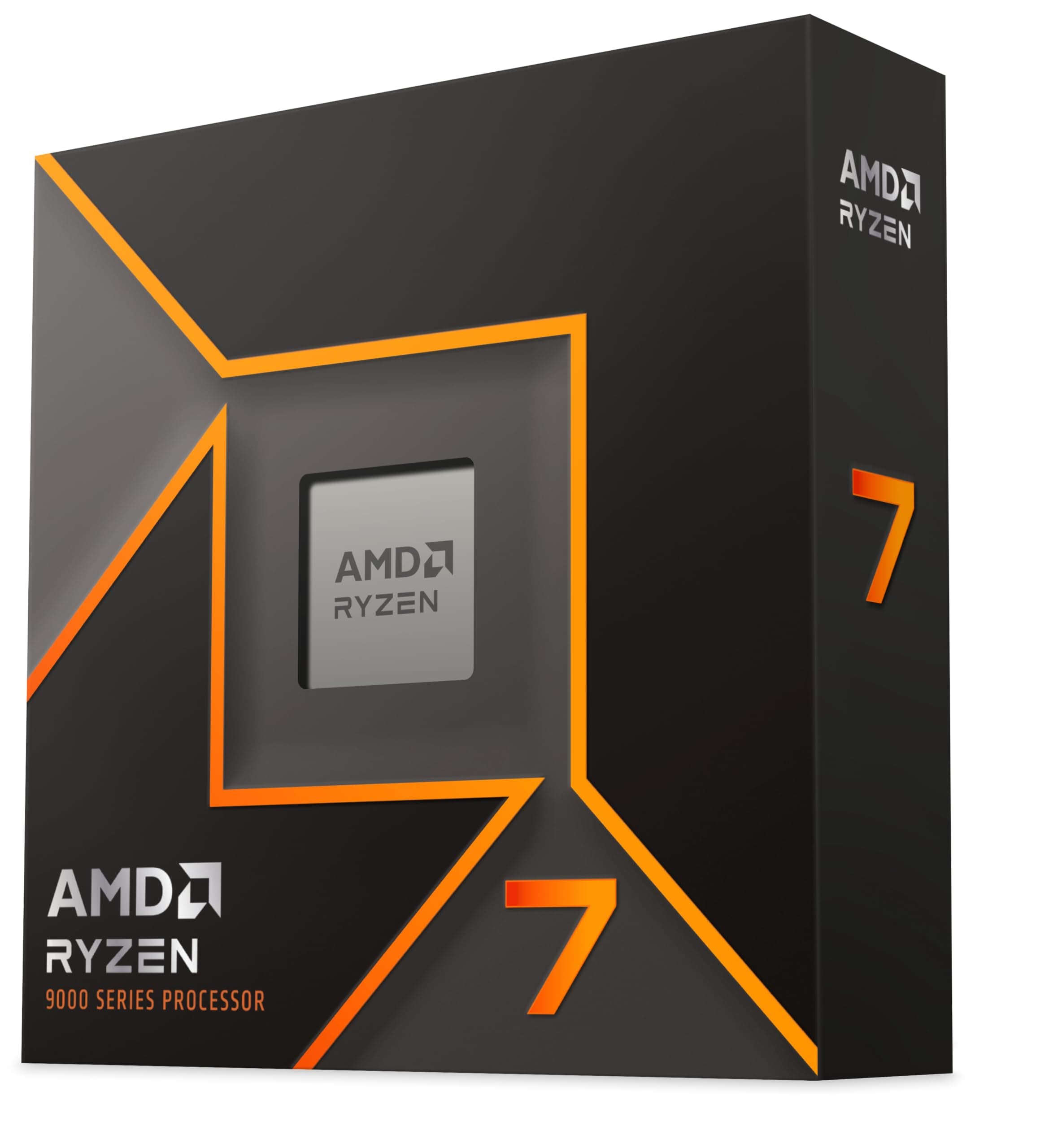AMD Ryzen 7 9700X Prozessor (8 Kerne/16 Threads) 65W DTP, AM5 Sockel, 40MB Cache, Bis zu 5.5 GHz max Boost Frequenz, Kein Kühler Large Pro
